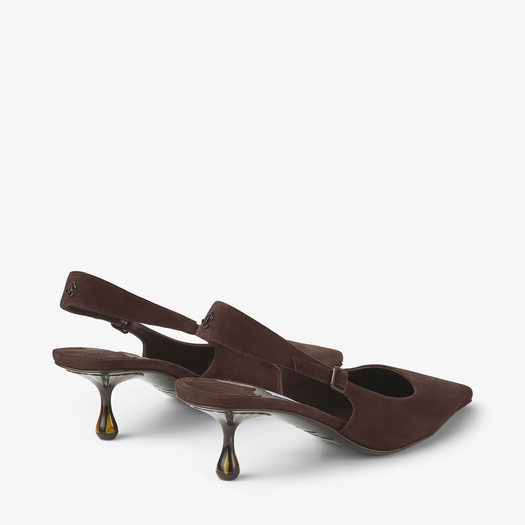パンプス JIMMY CHOO AMEL 50 PUMPS IN CHOCOLATE COLOUR Amel 50 | Chocolate Suede Pumps | JIMMY CHOO