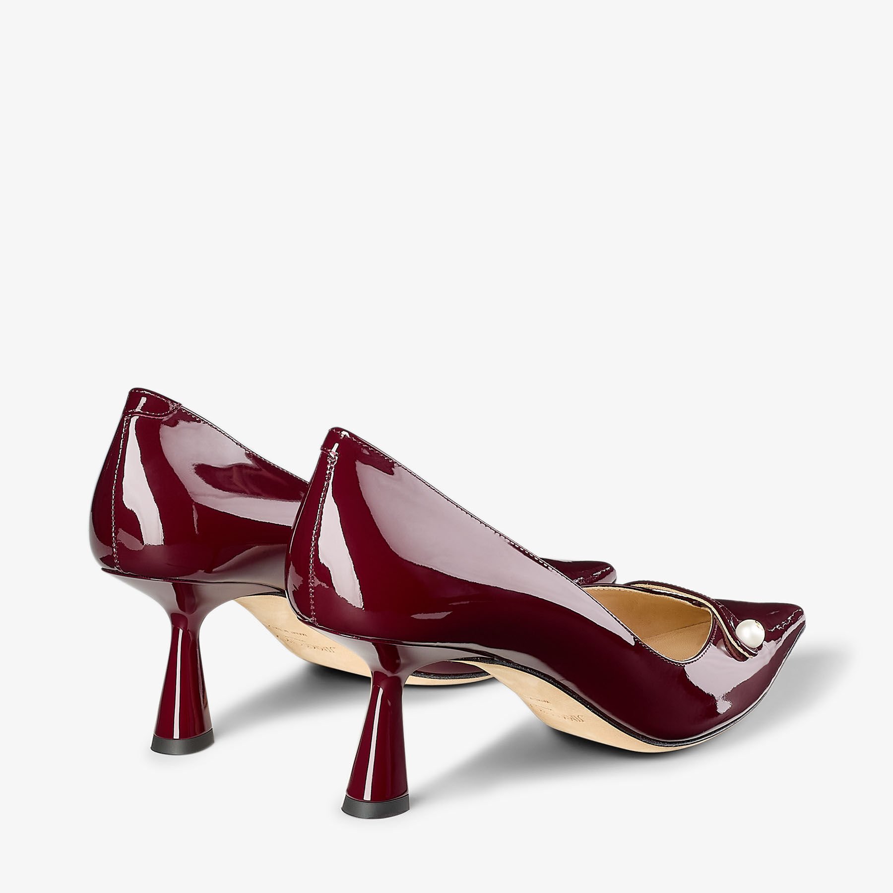Rosalia 65 | Garnet Patent Leather Pump | JIMMY CHOO US