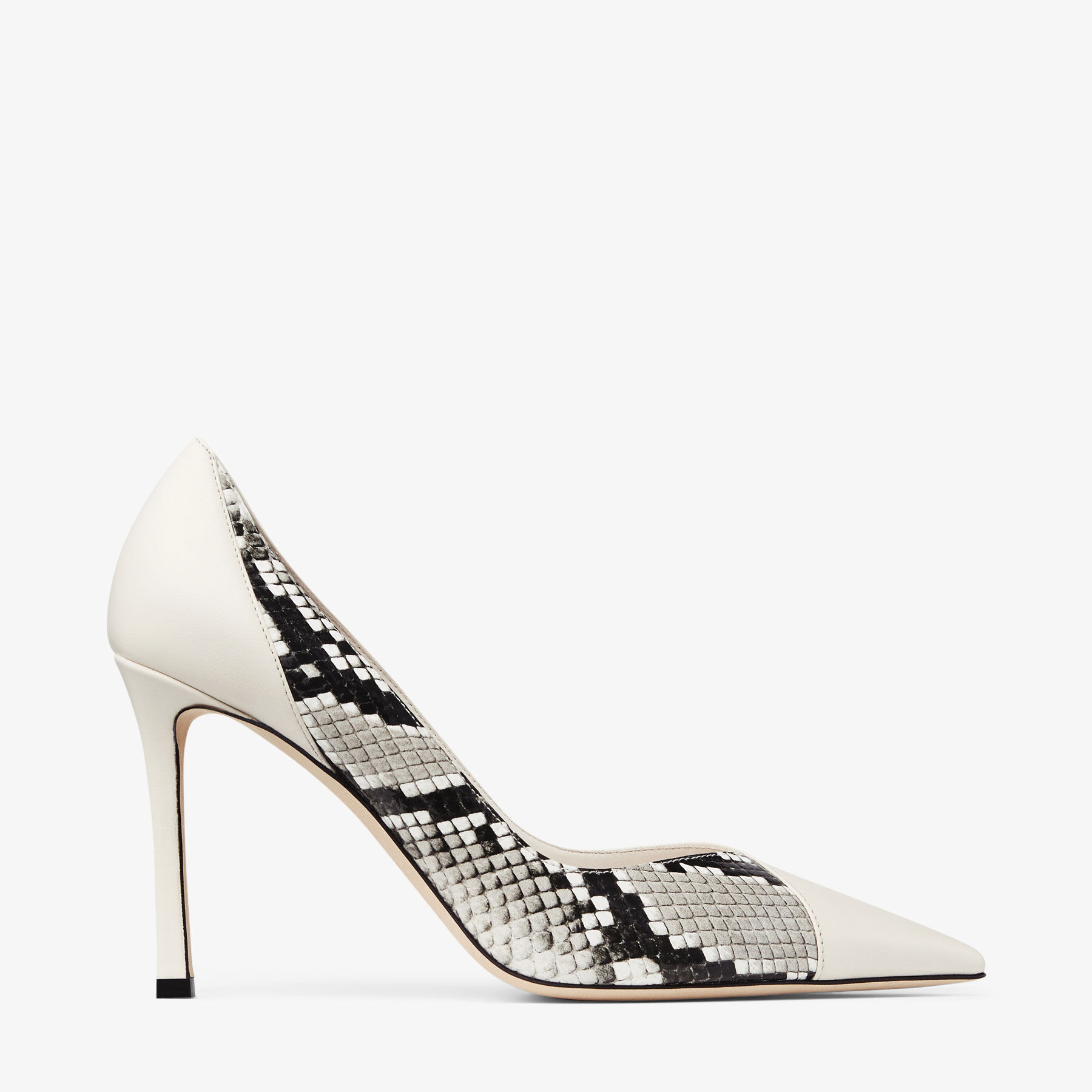 Snake print pumps shoes best sale
