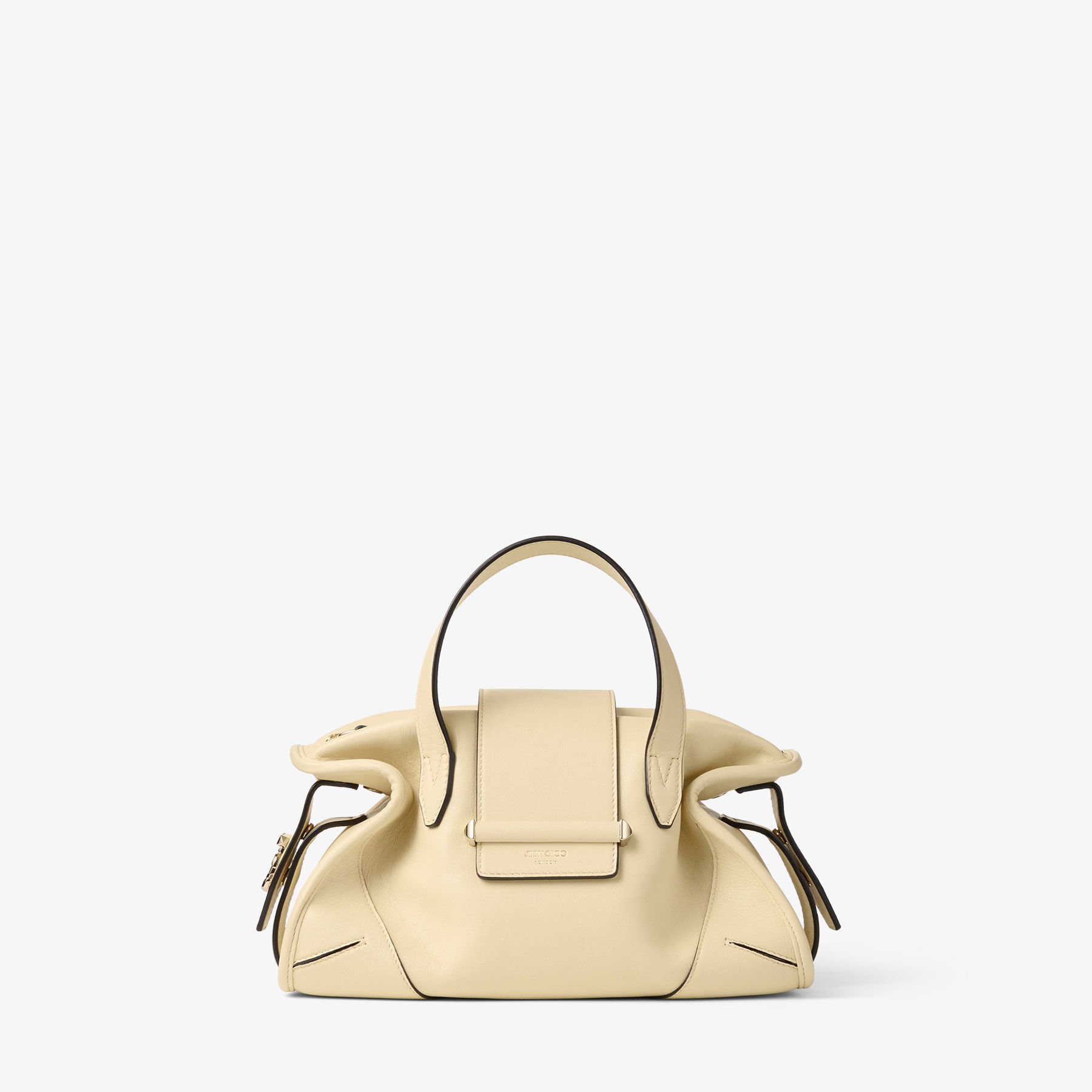 Bar Holdall Small | Buttermilk Biker Leather Holdall Bag | JIMMY CHOO