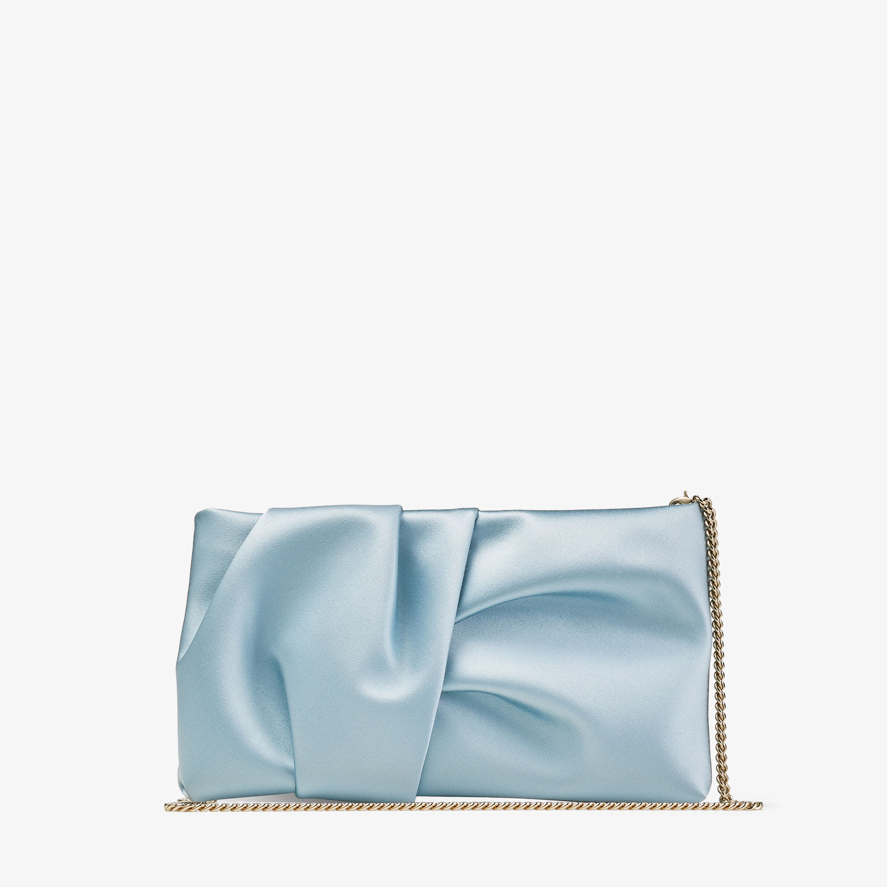 Pale blue clutch bag online