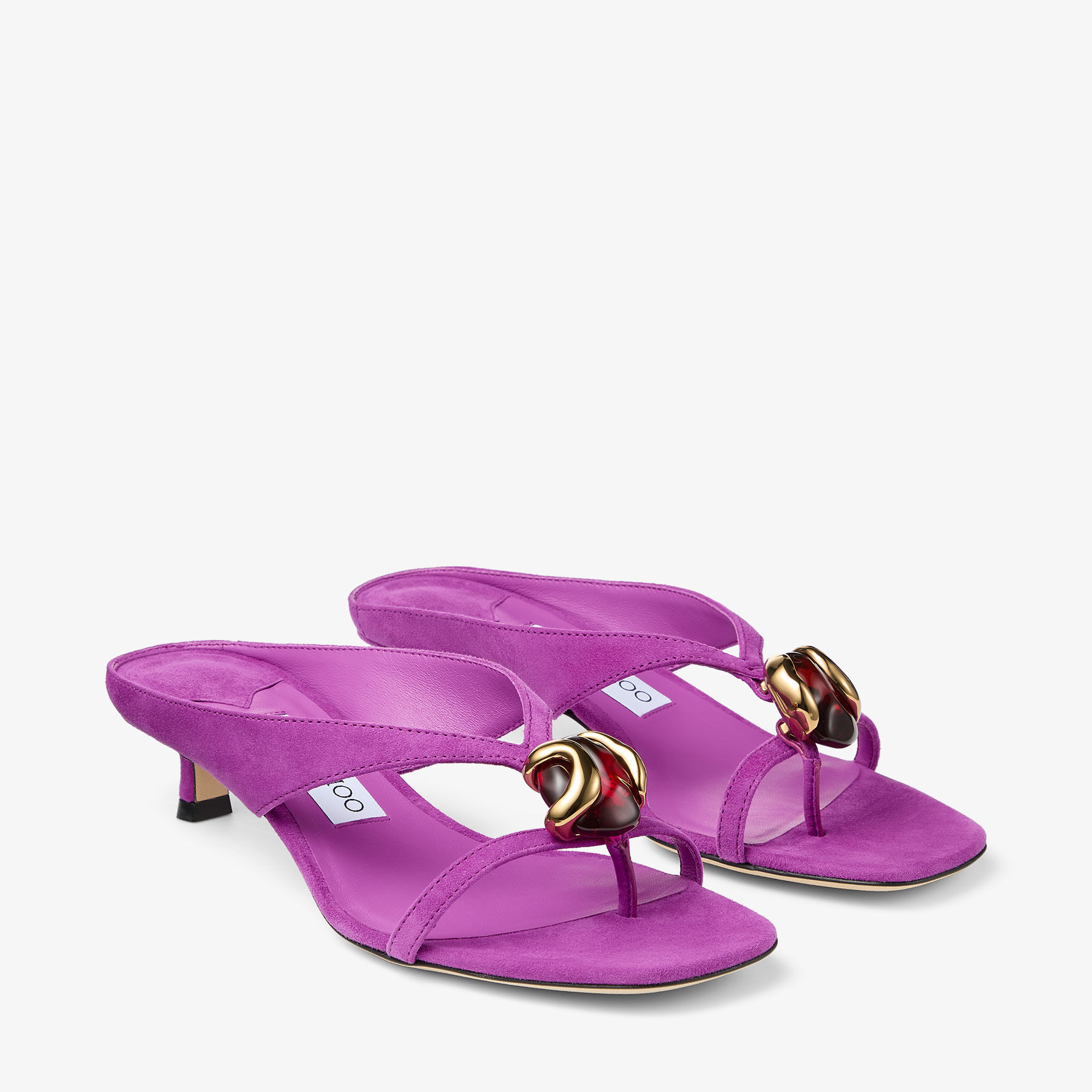 Women's Purple Suede Sandals | Jimmy Choo US