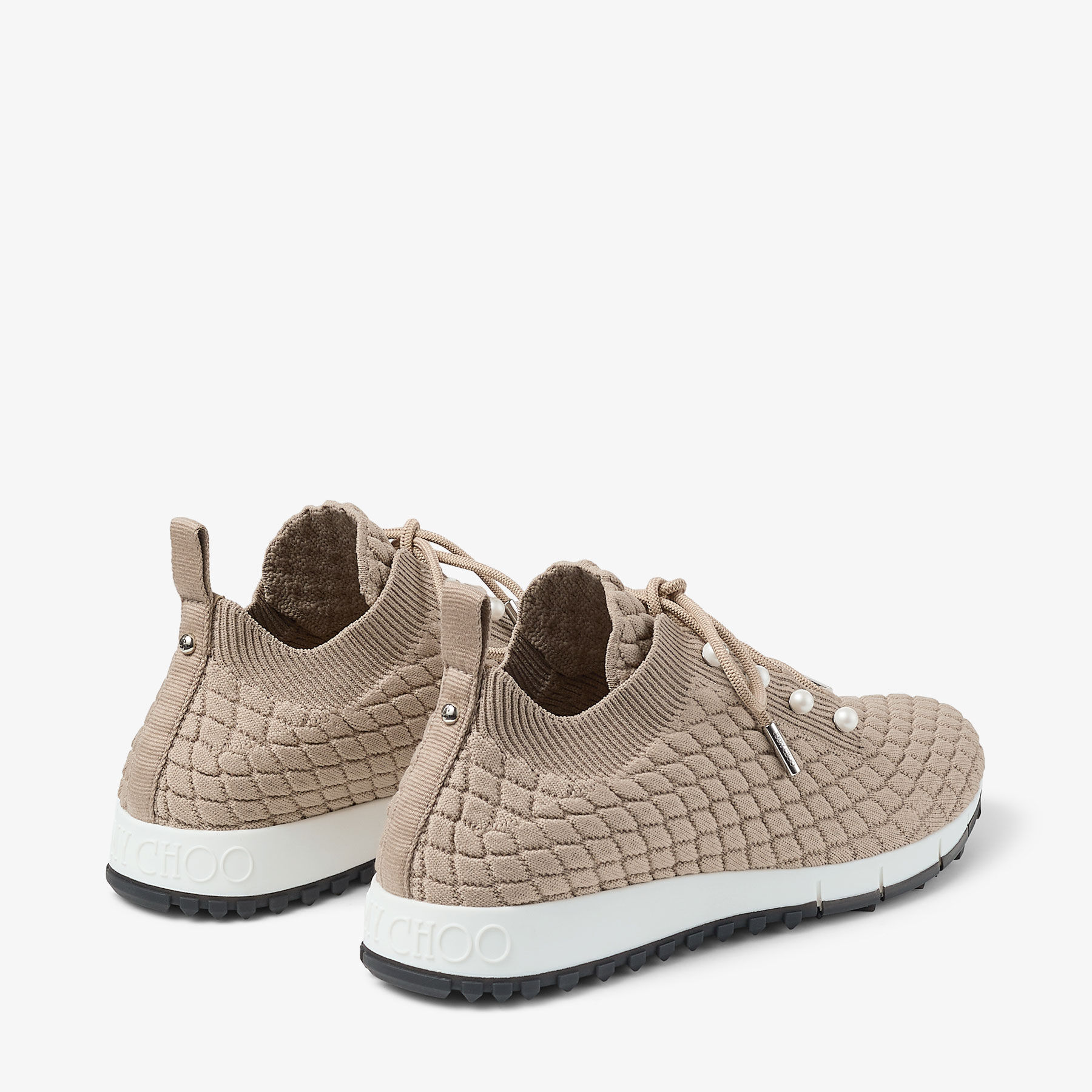 Veles |Stone Textured Knit Trainers | JIMMY CHOO Veles |Stone Textured Knit Trainers | JIMMY CHOO
