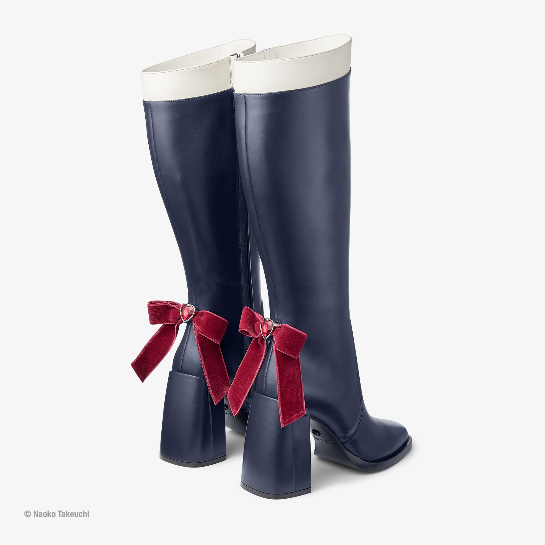 JIMMY CHOO ジミーチュー ブーティ 紫 2014923D0028 Sailor Saturn Boot 50 | Purple Stretch Knit Boot | JIMMY CHOO