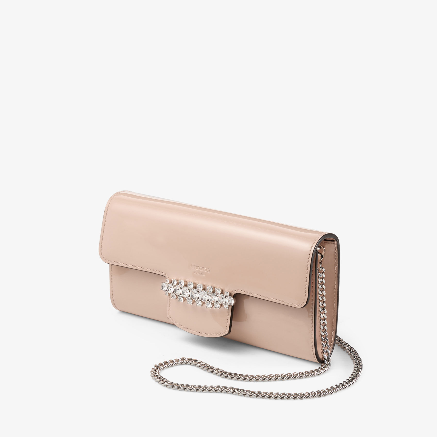 Wallet shoulder bag／ミニポーチ付／silver BINGWALLETCHAINRMR_112881_ANGL