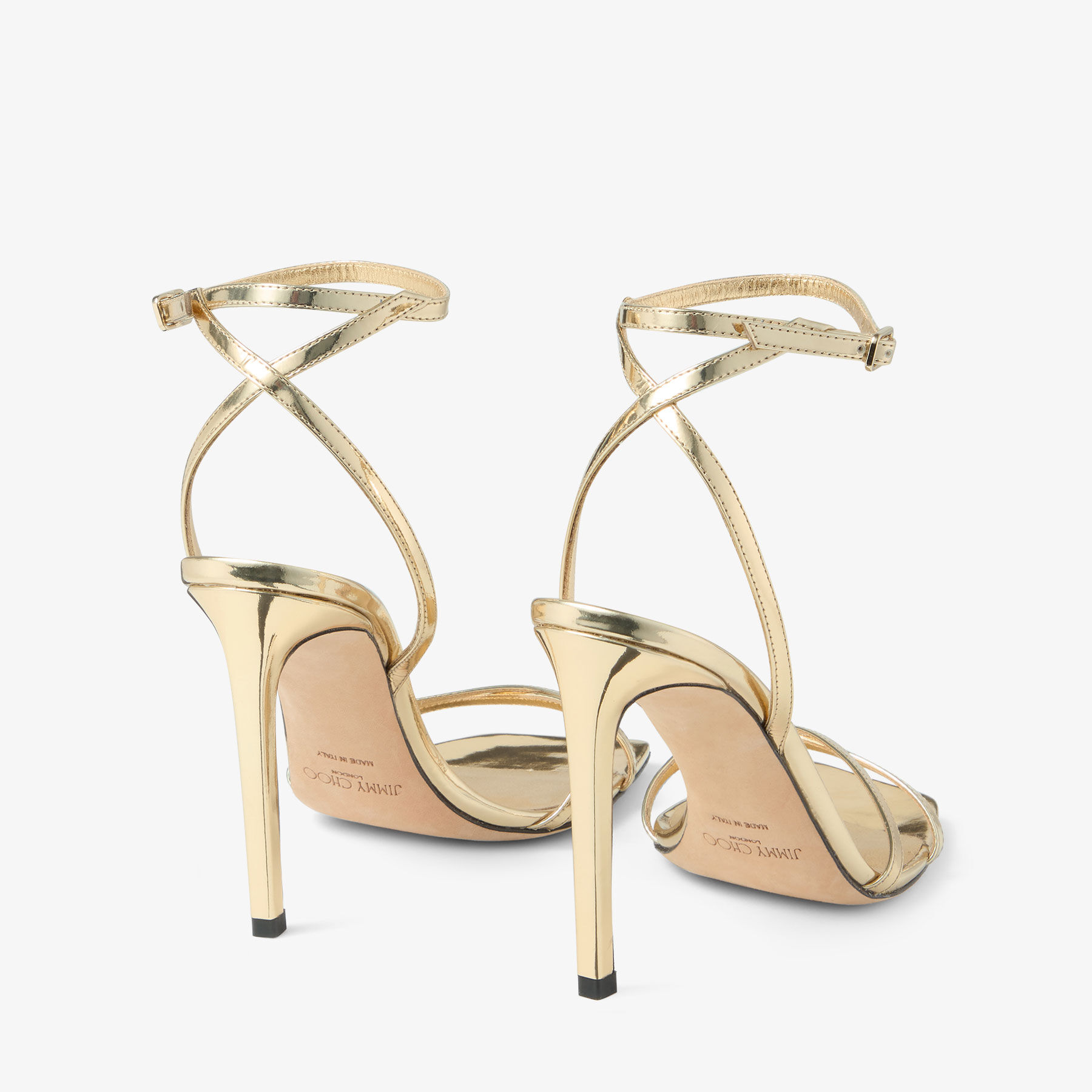 美品　YELLO　 NANED LACE UPMULES Miss Lola | Evonne Gold Lace Up Block Heels – MISS LOLA