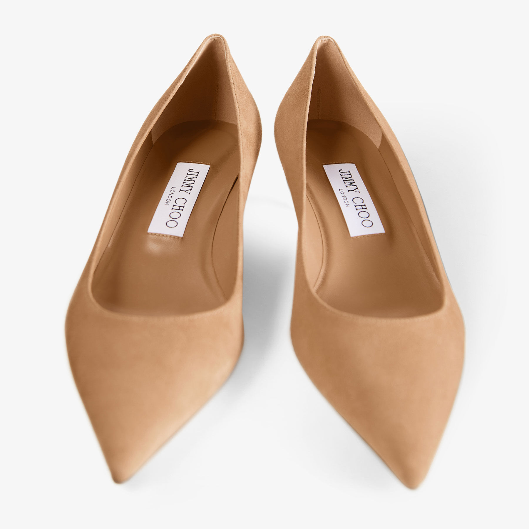 シューズ・サンダルその他 JIMMY CHOO Woman Shoes Beige AMELIASUE TOFFEE Amelia | Toffee Suede Pumps | JIMMY CHOO