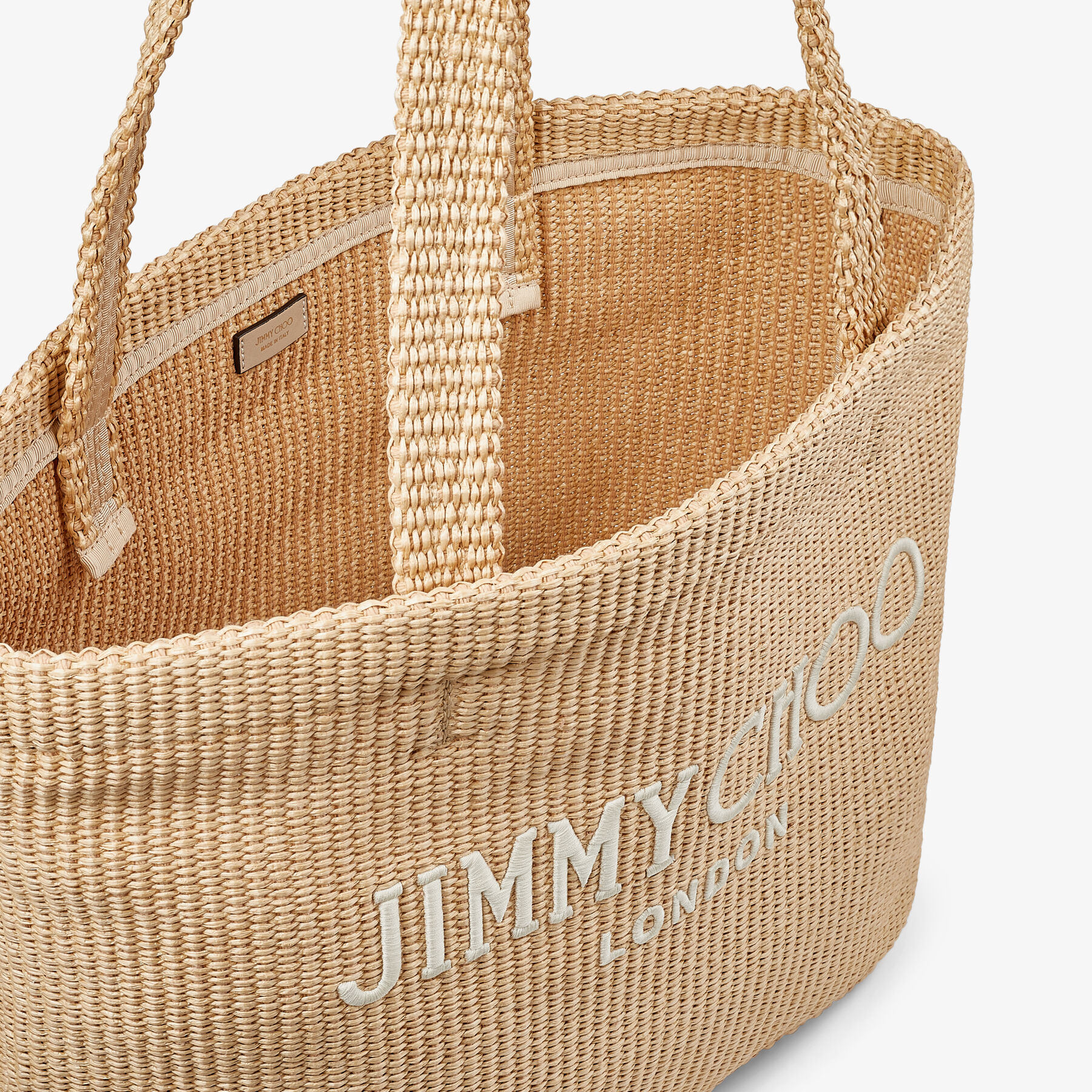 JIMMY CHOO ジミー チュウ MARI RAFFIA TOTE/S