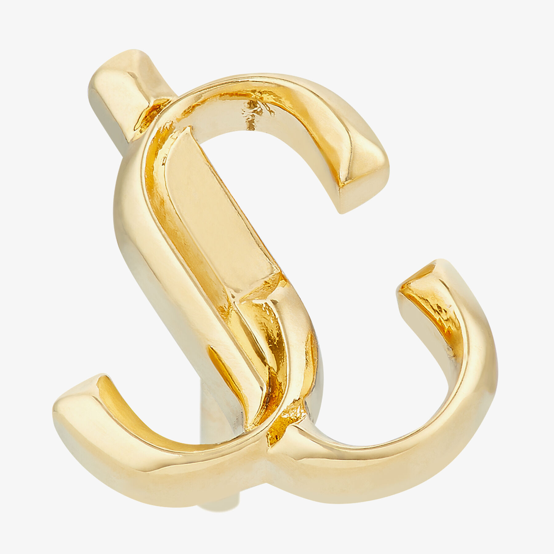 Gold-Finish Metal JC Mini Stud Earrings | JC Mini Studs | Jewellery  Collection | JIMMY CHOO
