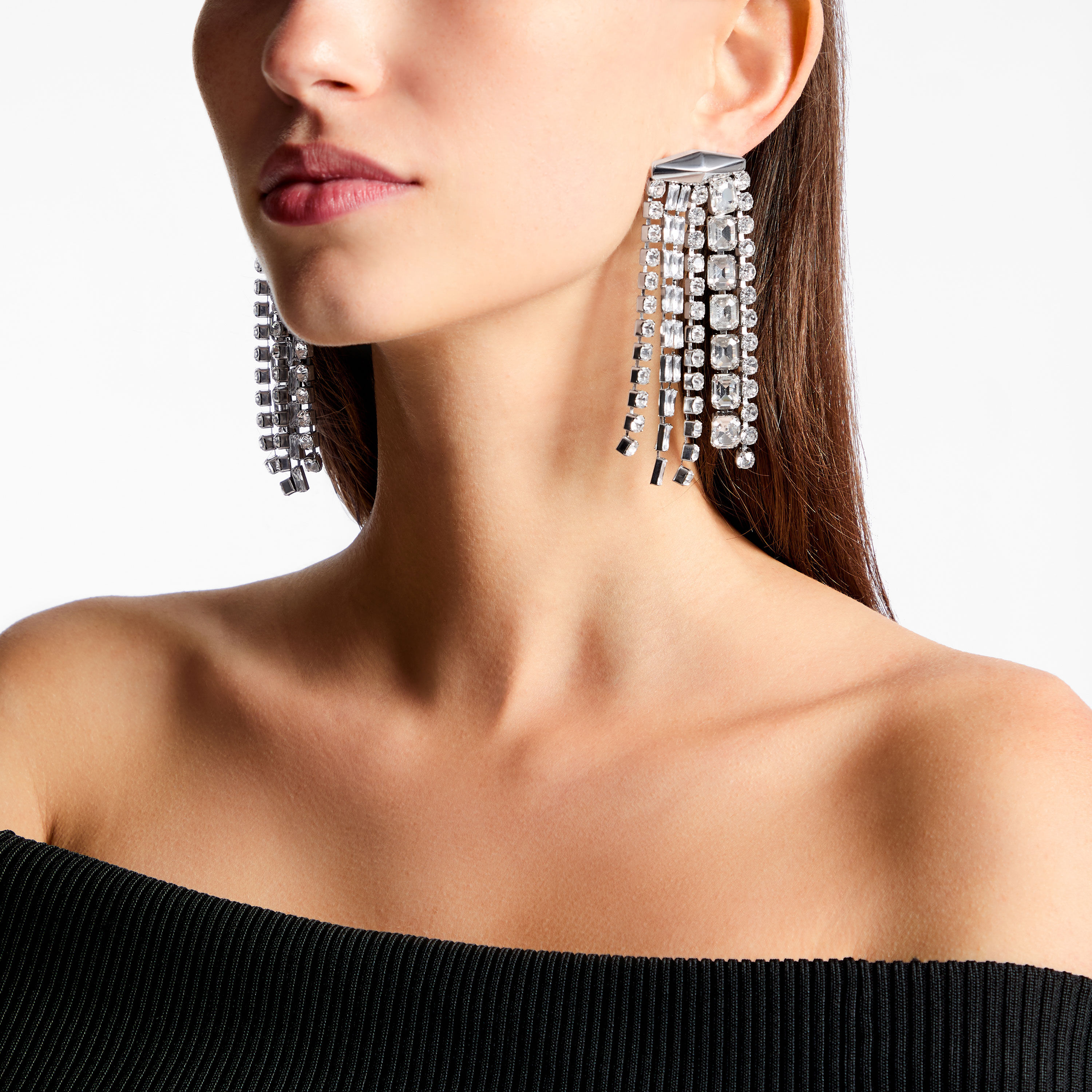 ★人氣★MONDAY EDITION★CRYSTAL ROLLING EARRINGS SHOP MONDAY EDITION.