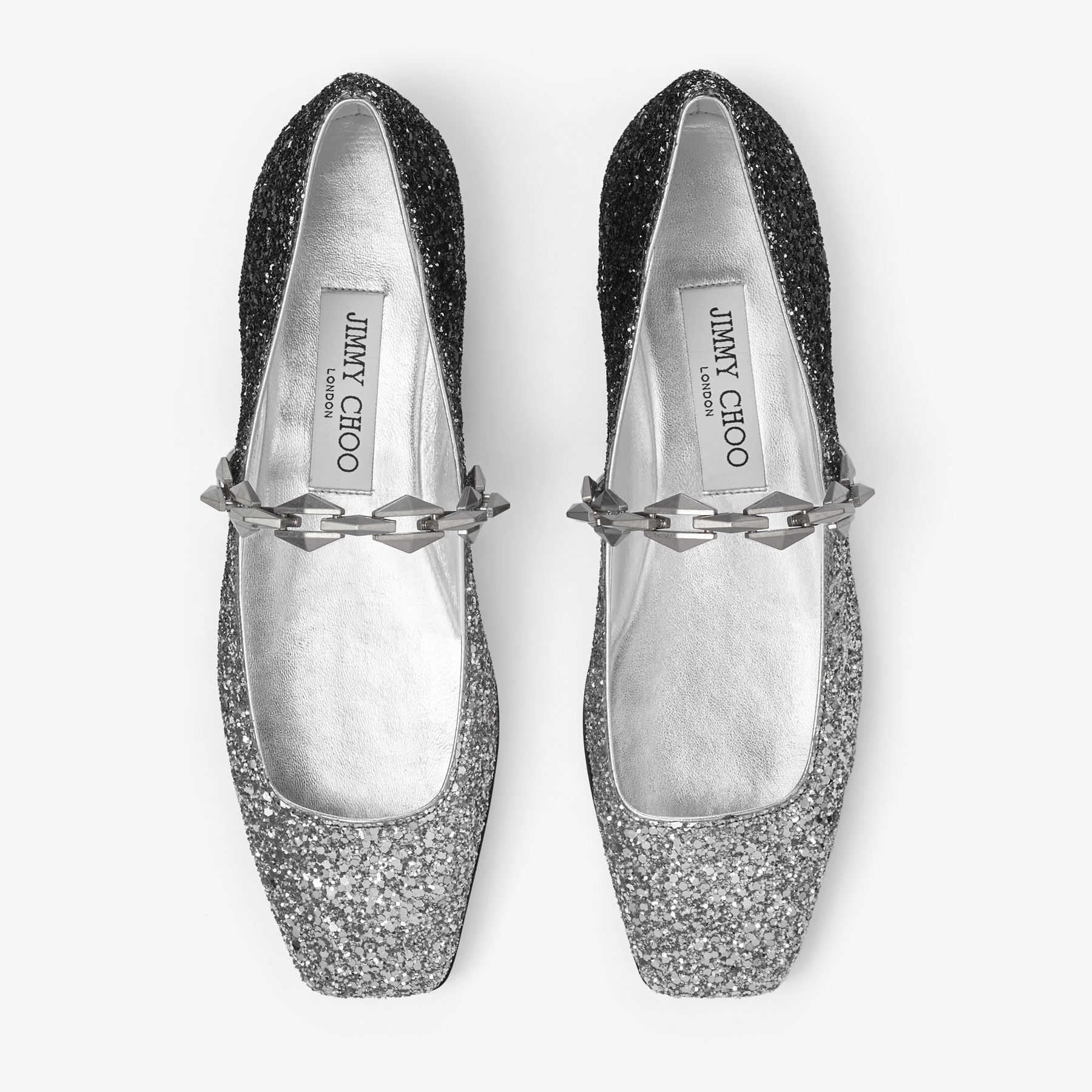 Jimmy choo glitter flat shop