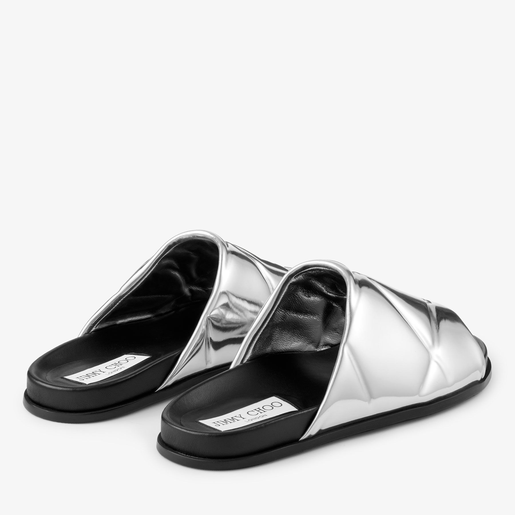サンダル JIMMY CHOO Men Sandals Black SKYE70CLF BLACK Skye 70 | Black Leather Sandals | JIMMY CHOO