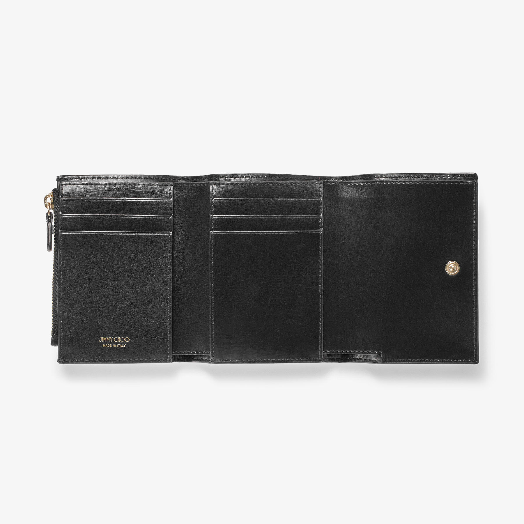 MARINDA Black Leather Wallet Summer Collection JIMMY CHOO