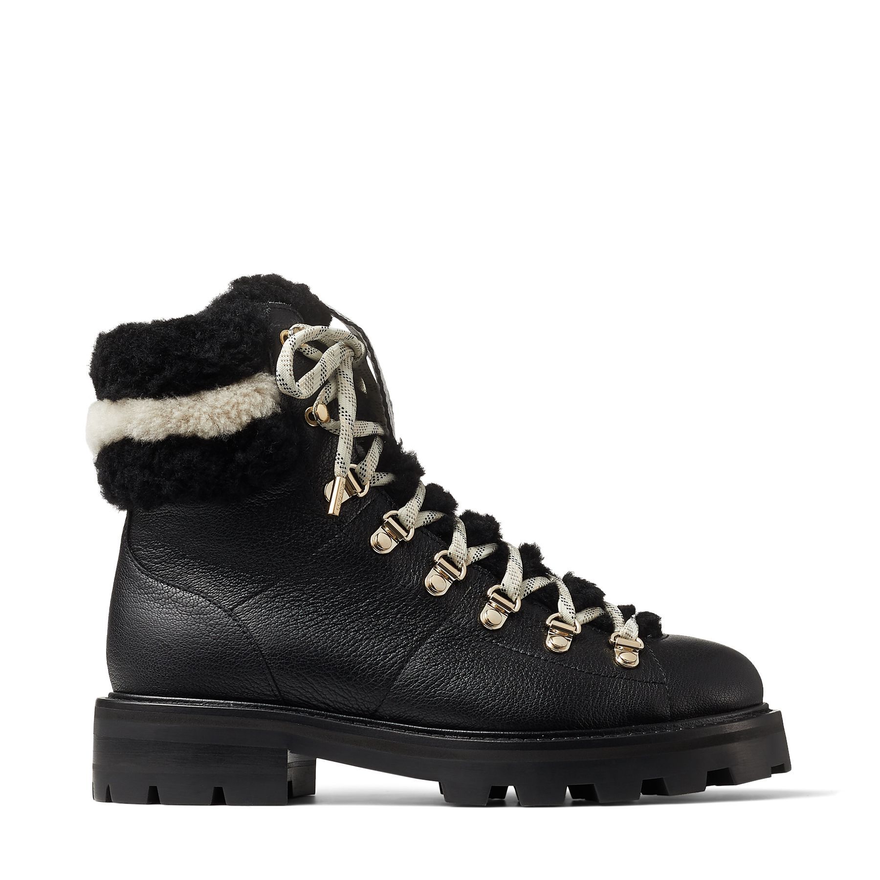 shearling hiking boots