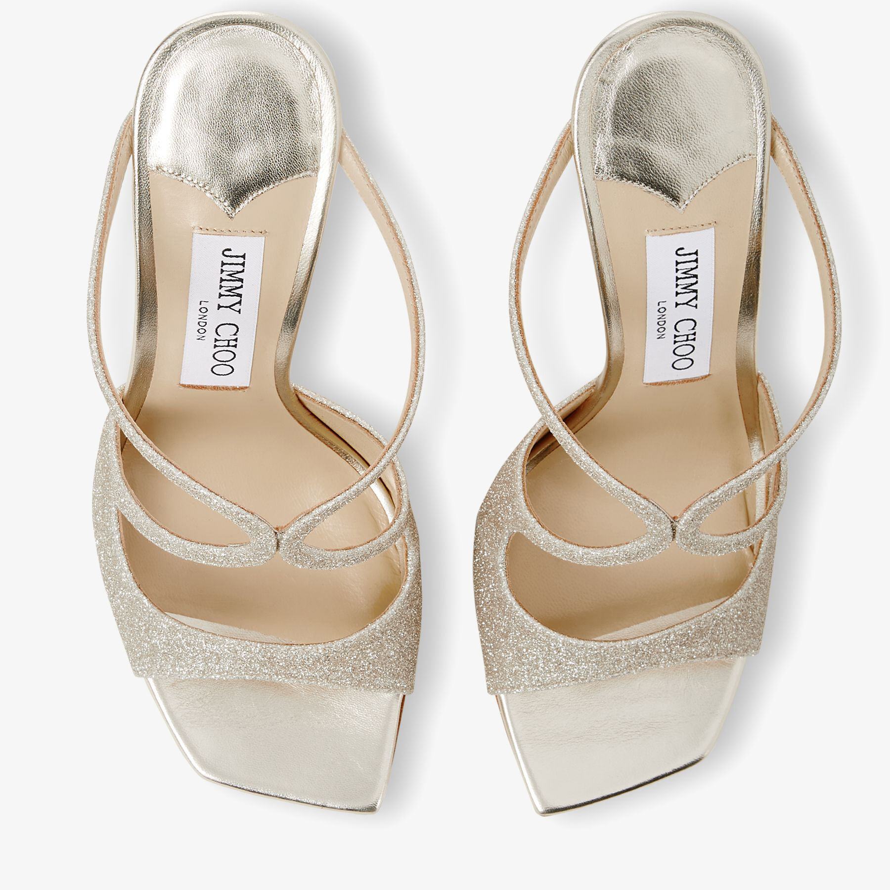 目立つ足元★Jimmy Choo ANISE 95 リキッドメタル レザー MALIBU 目立つ足元☆Jimmy Choo ANISE 95 リキッドメタル レザー MALIBU