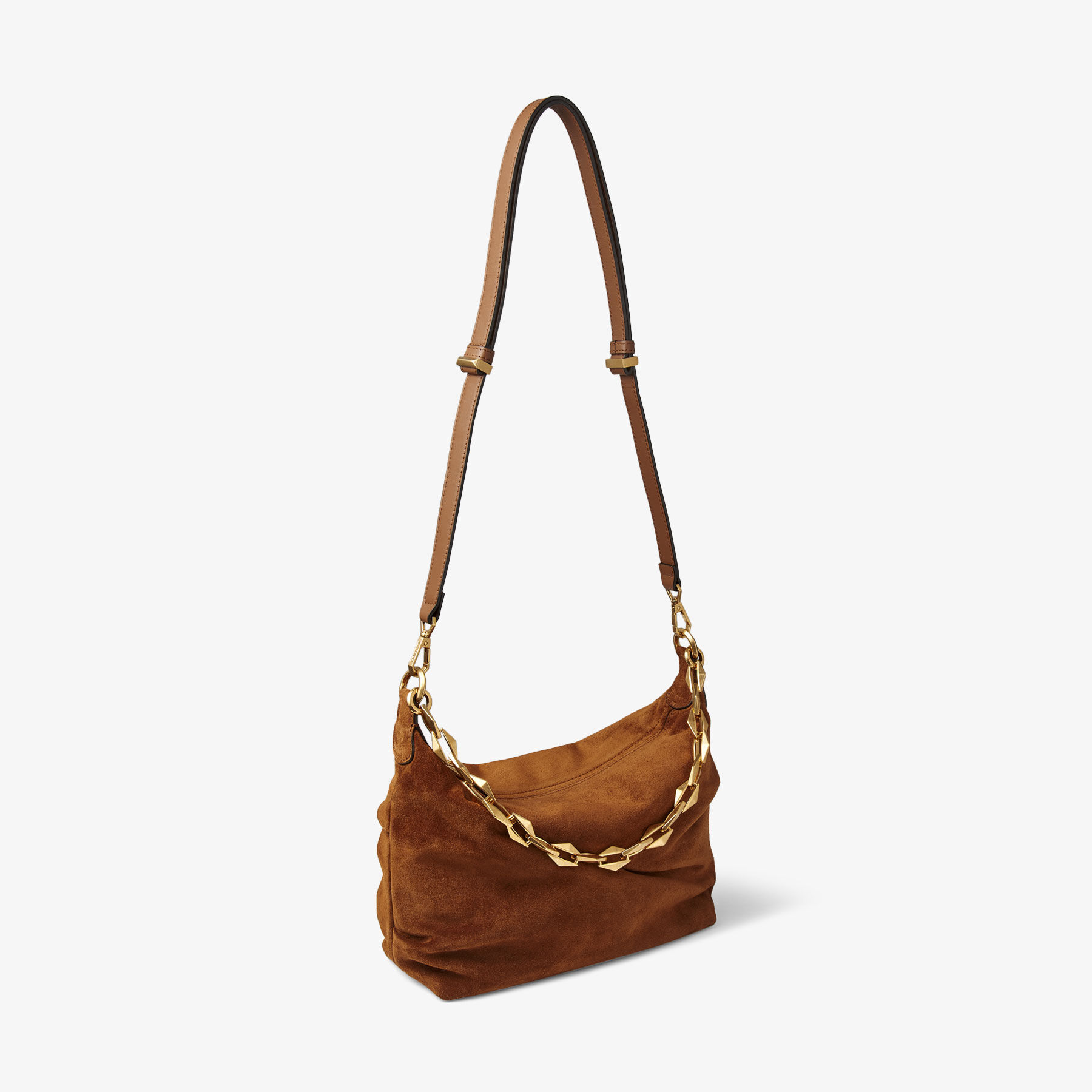 Tan suede hobo bag shop