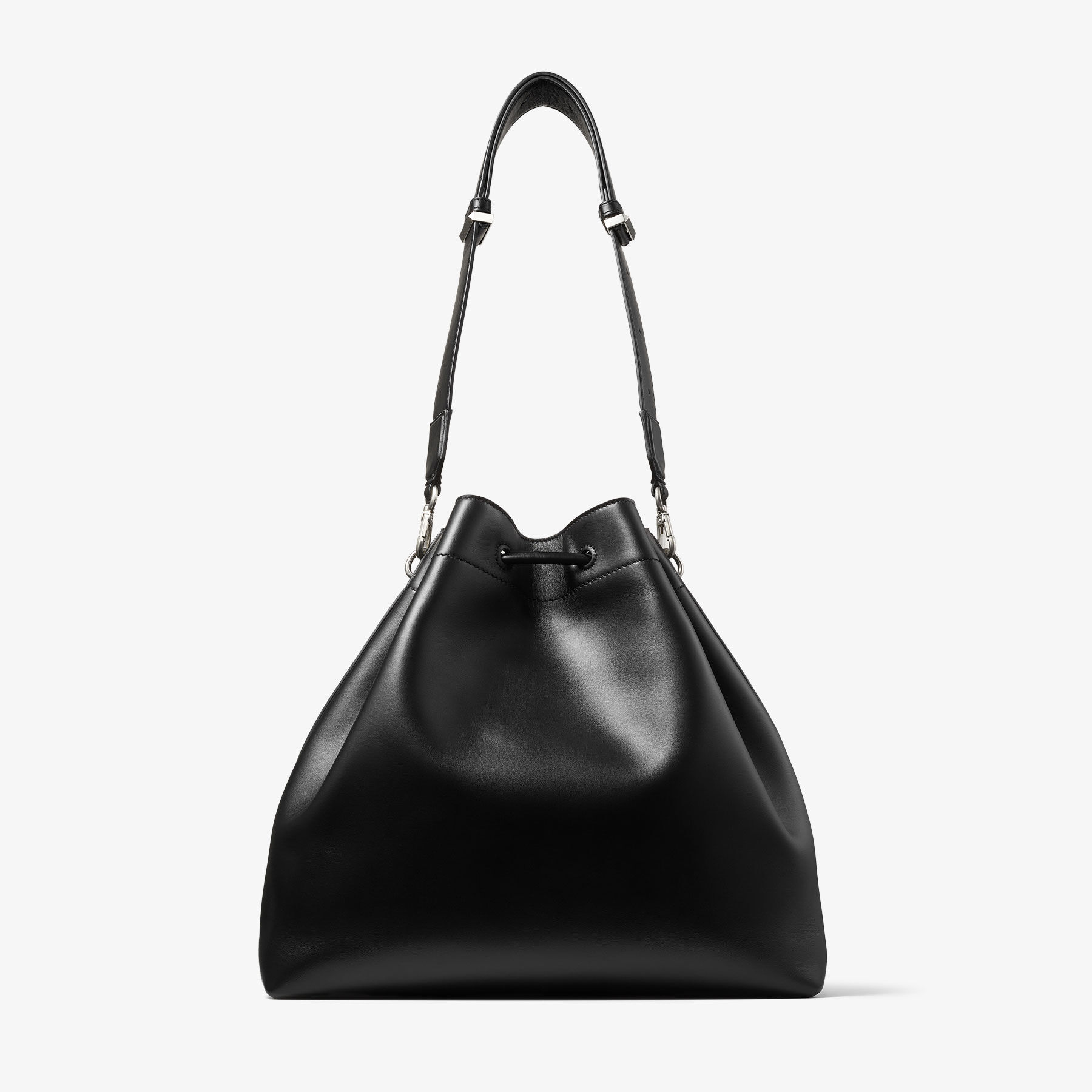 【JIMMYCHOO】 black calf leather shoulder bag （関税送料込） BONBONBCKTLGHUT_013847_BACK_vg