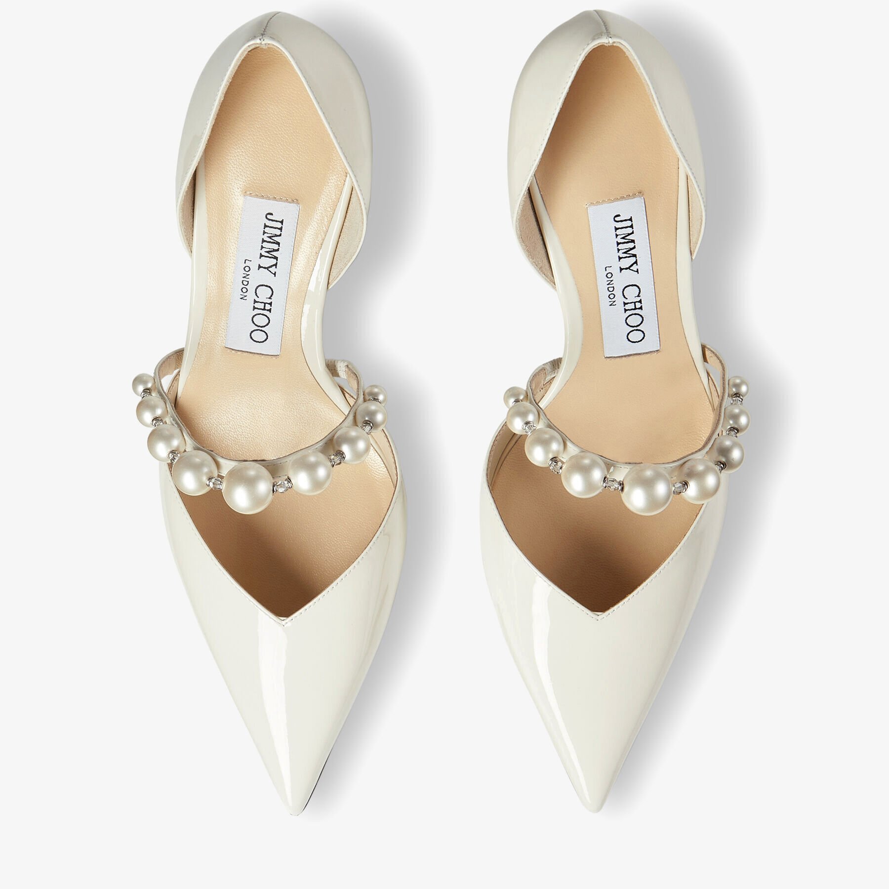 数量限定SALE Pumps Leather Patent White Bridal 65| Aurelie | CHOO JIMMY 小物