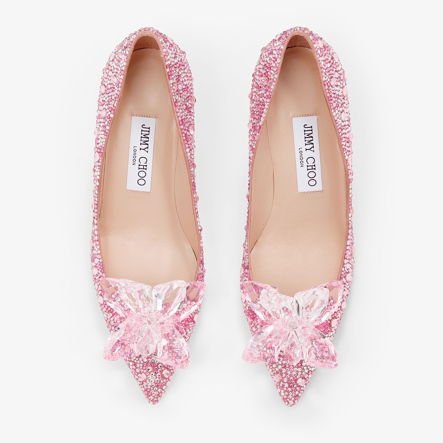 Rose Mix Crystal Covered Pointy Toe Pumps | ALLURE | Pre Rose Mix Crystal Covered Pointy Toe Pumps | ALLURE | Pre