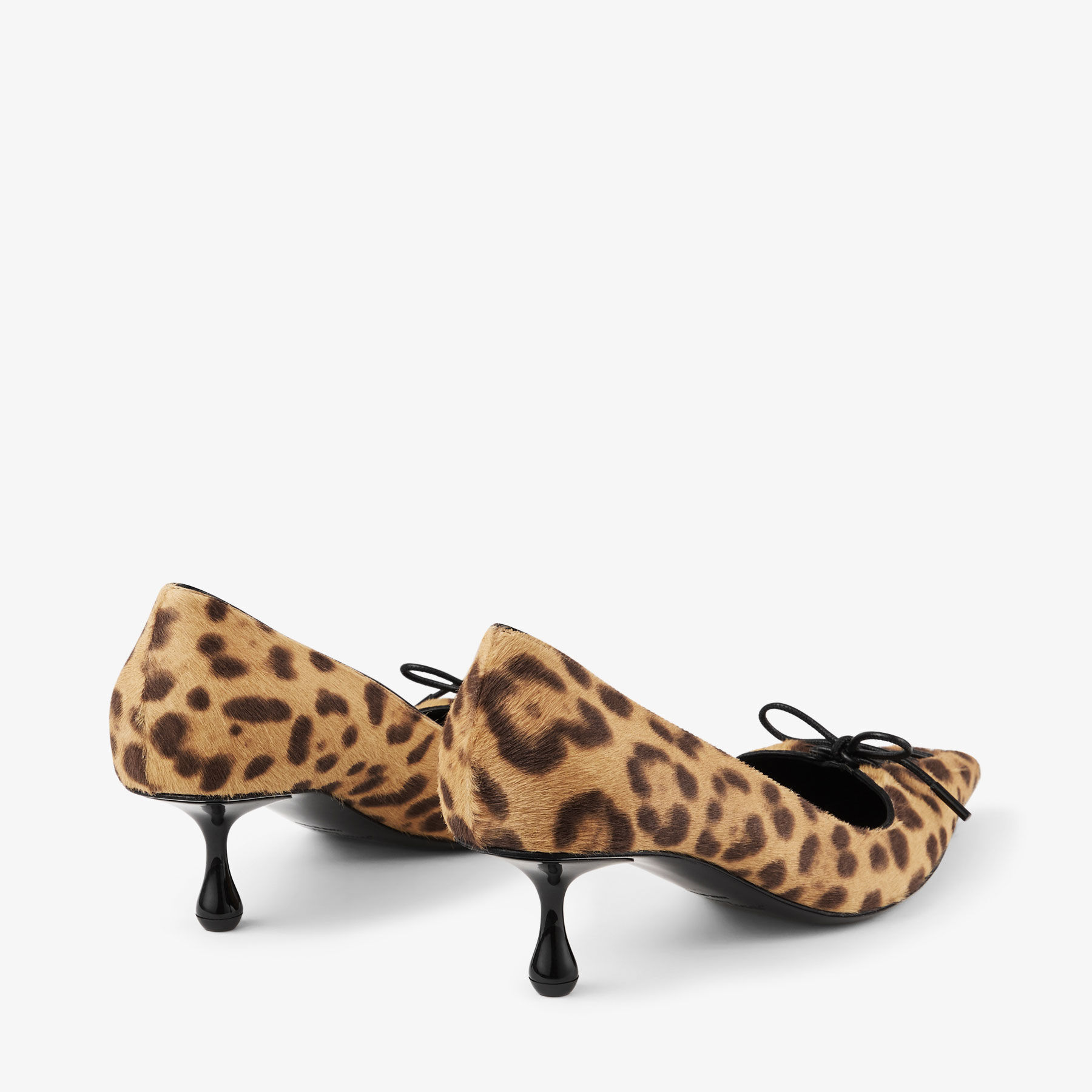Scarlett 50 | Natural Leopard Print Pony Pumps | JIMMY CHOO