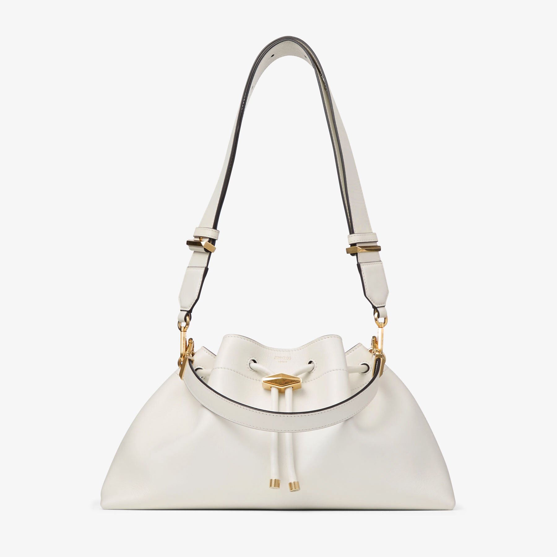 Cinch M | Latte Leather Bag | JIMMY CHOO