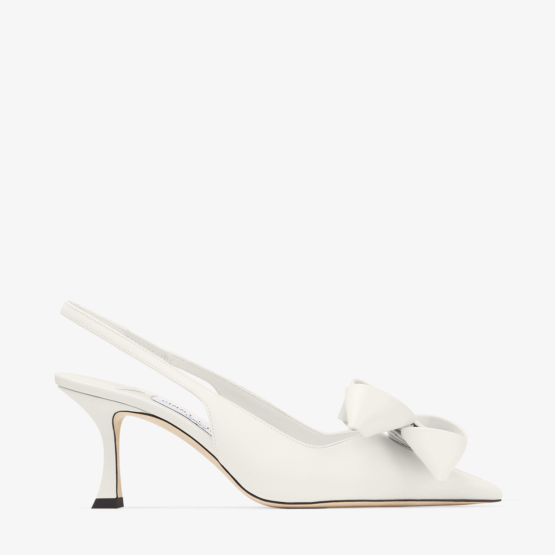Leather heeled slingback shoes with buckles - Women | MANGO