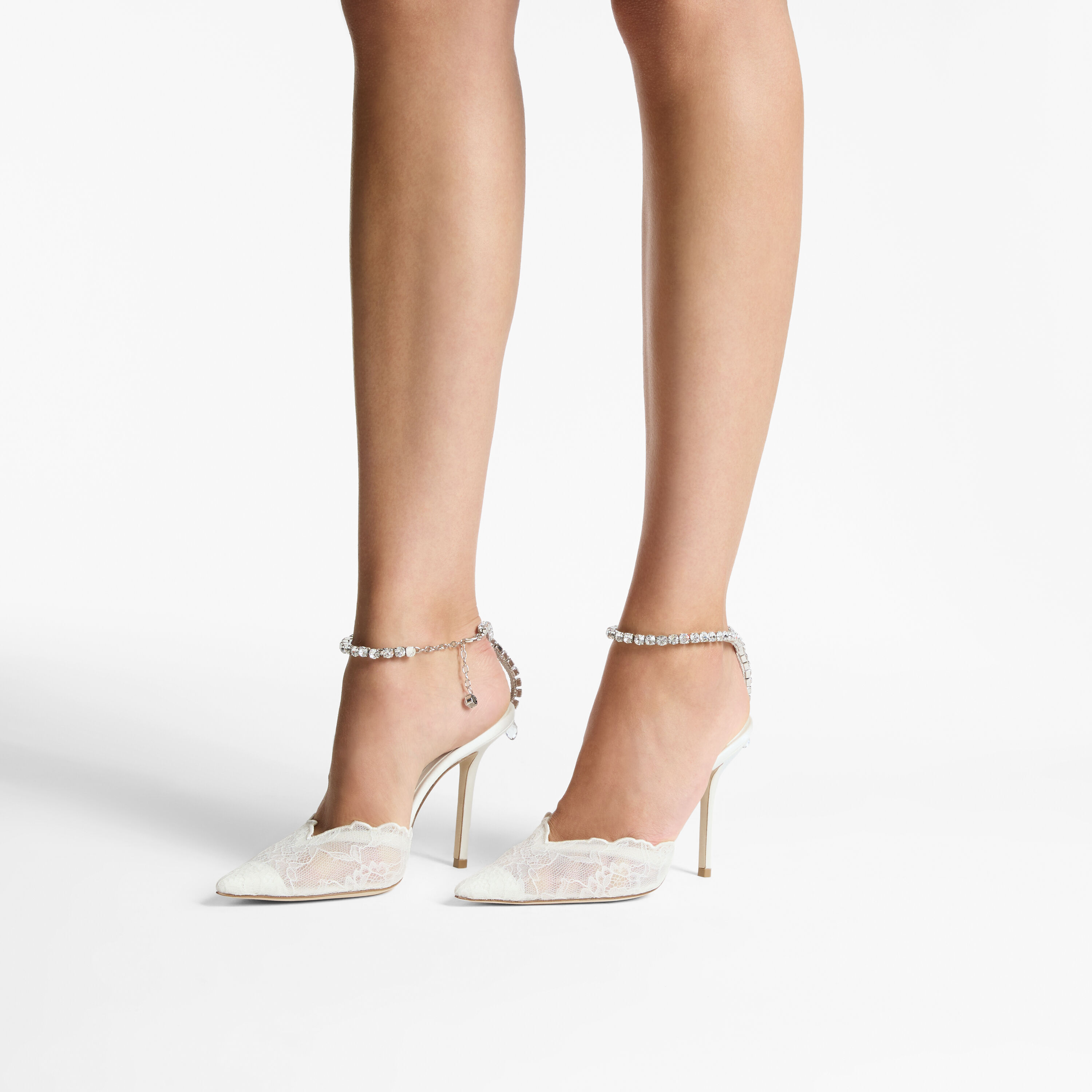 Women's White Satin Shoes | Jimmy Choo US