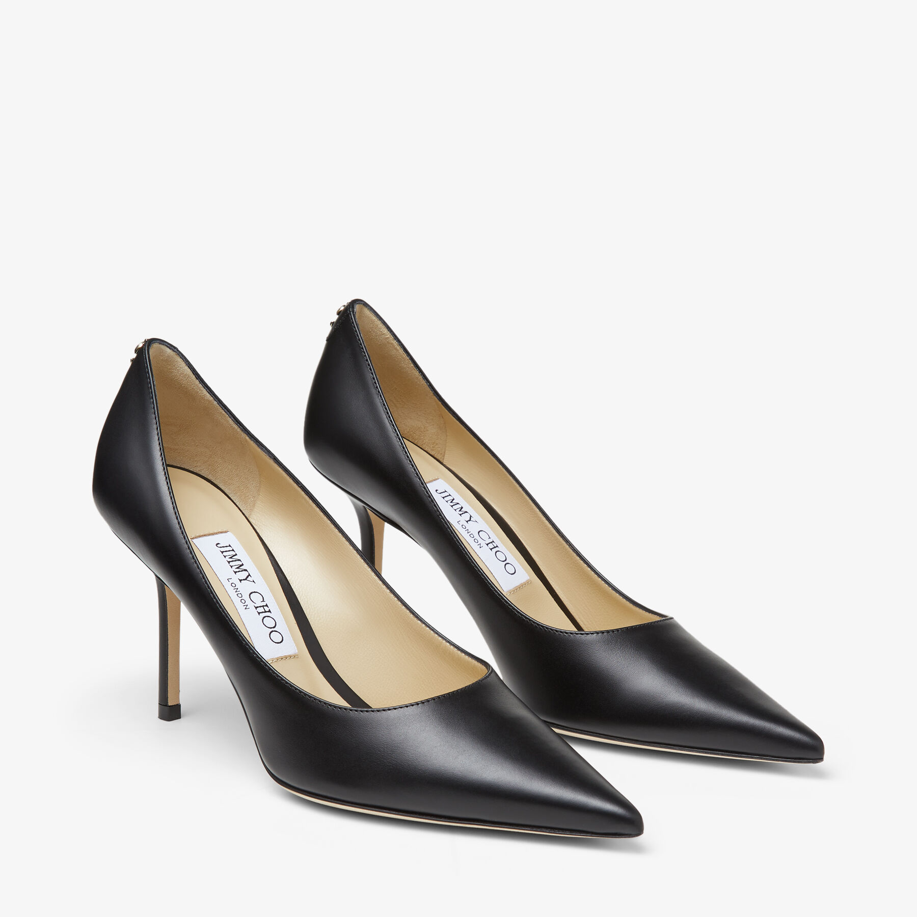 Jimmy Choo マイクロスタッズ 黒ポインテッド フラットシューズ 36 Jimmy Choo マイクロスタッズ 黒ポインテッド フラットシューズ 36