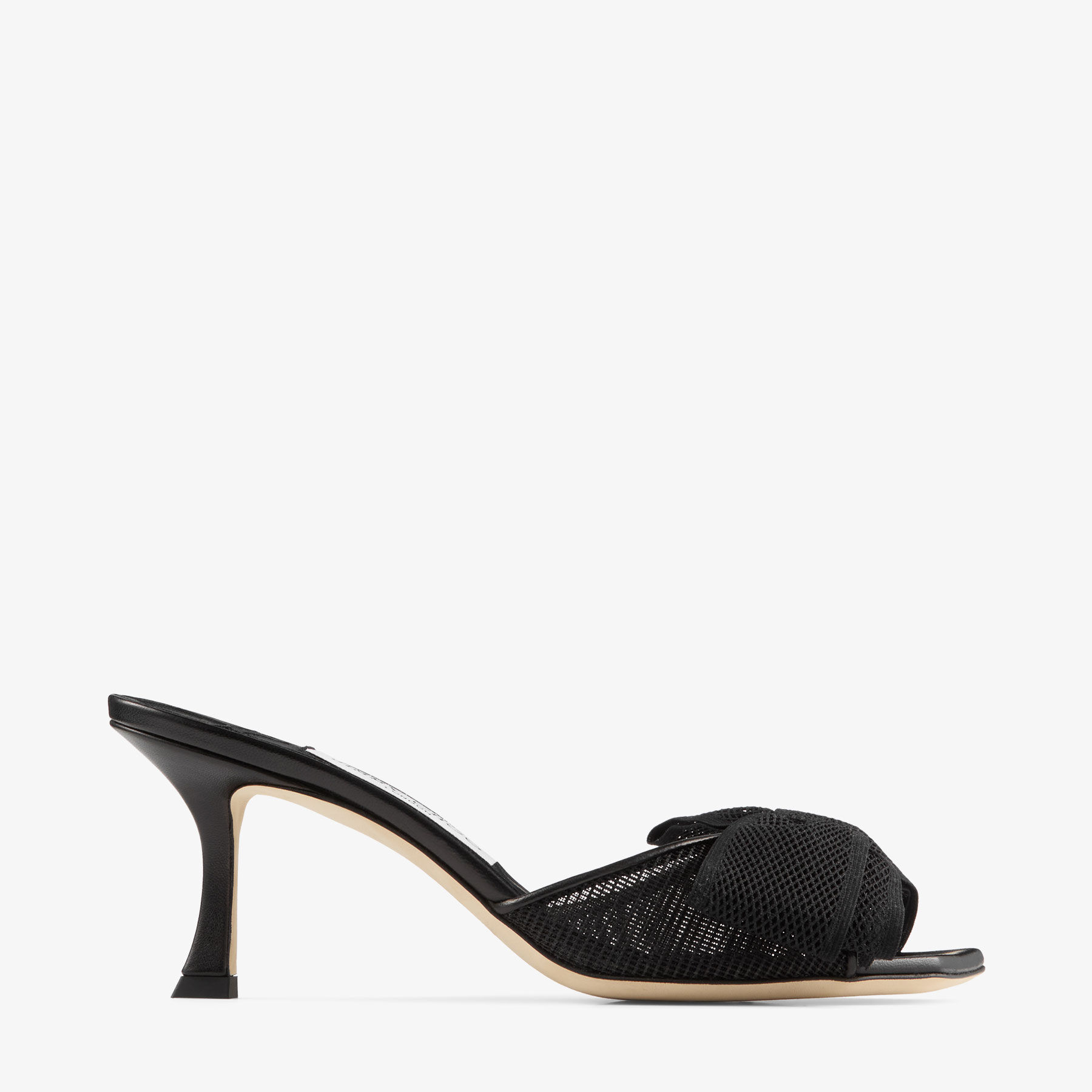 Jodi 70 | Black Mesh Sandals | JIMMY CHOO US
