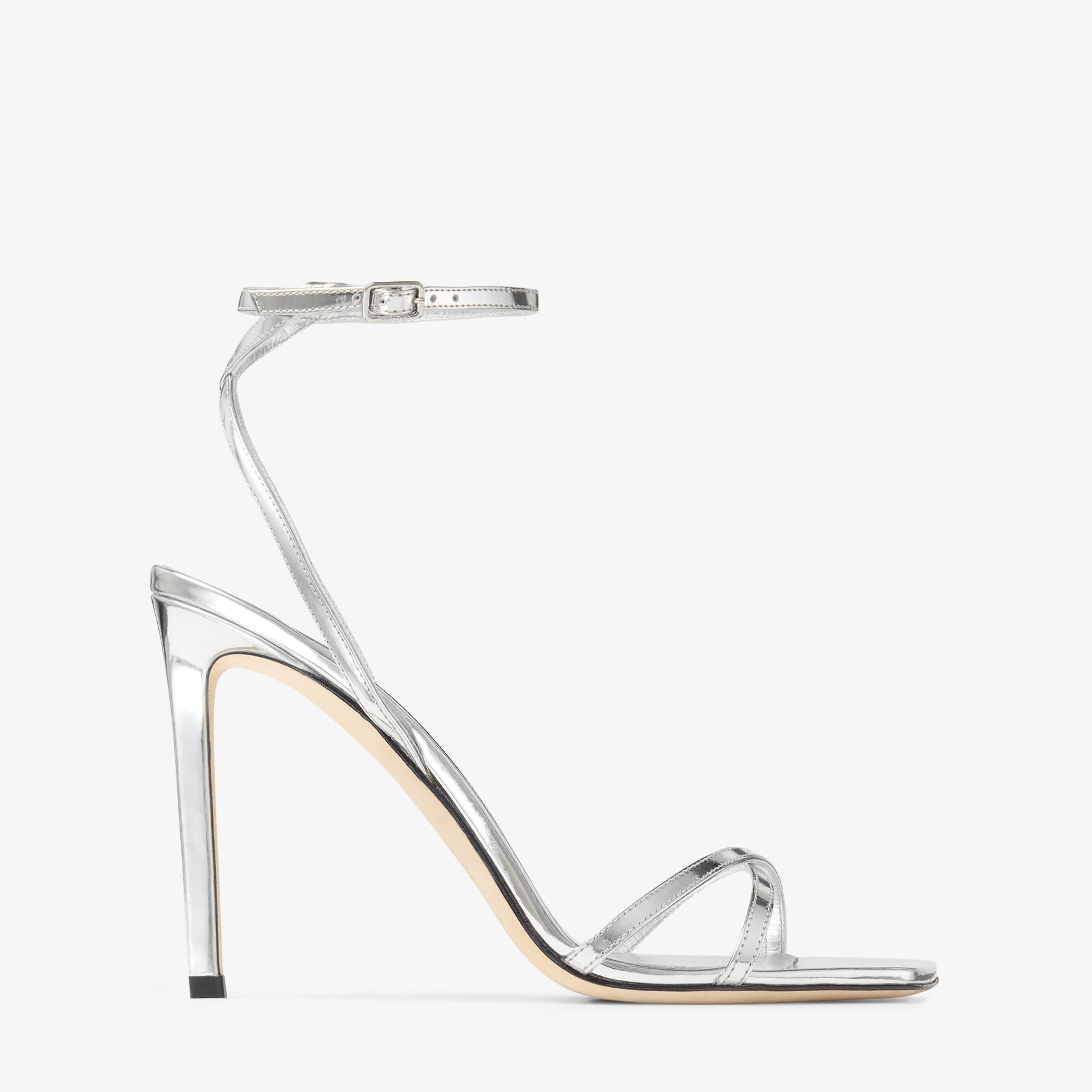シューズ・サンダルその他 Jimmy Choo 100 mm Silver Jimmy Choo Sacora 100mm Sandals | Silver | FARFETCH