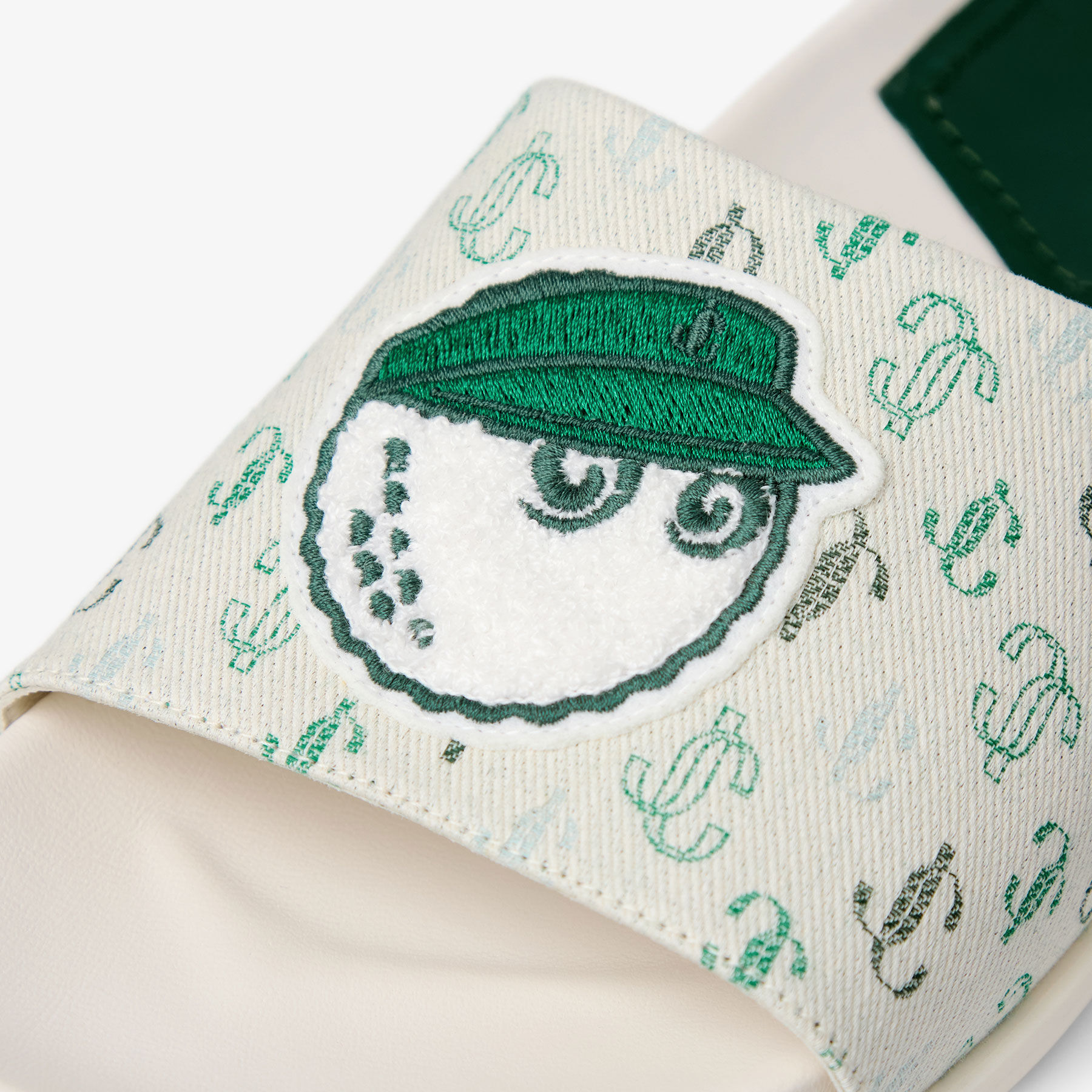 Jimmy Choo / Malbon 2.0 Slide F |Monogram Embroidered Jimmy Choo / Malbon 2.0 Slide F |Monogram Embroidered