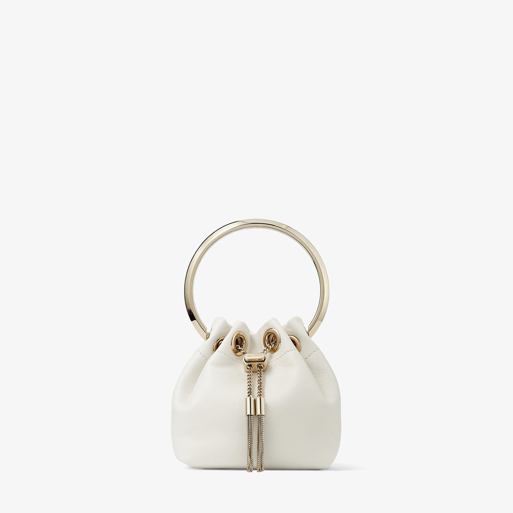 Jimmy Choo Bon Bon Micro Leather Bucket Bag