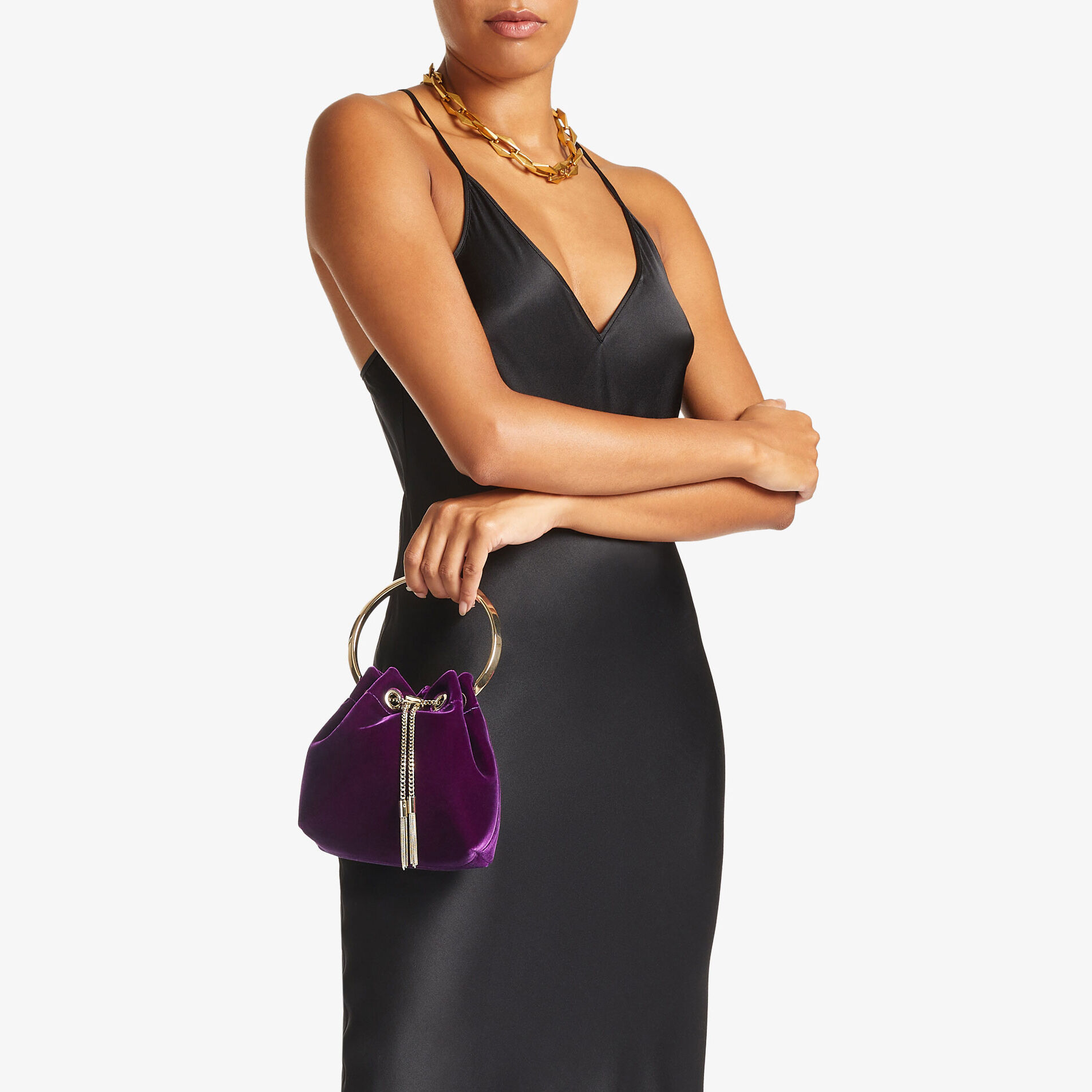 Jimmy choo hotsell velvet bag