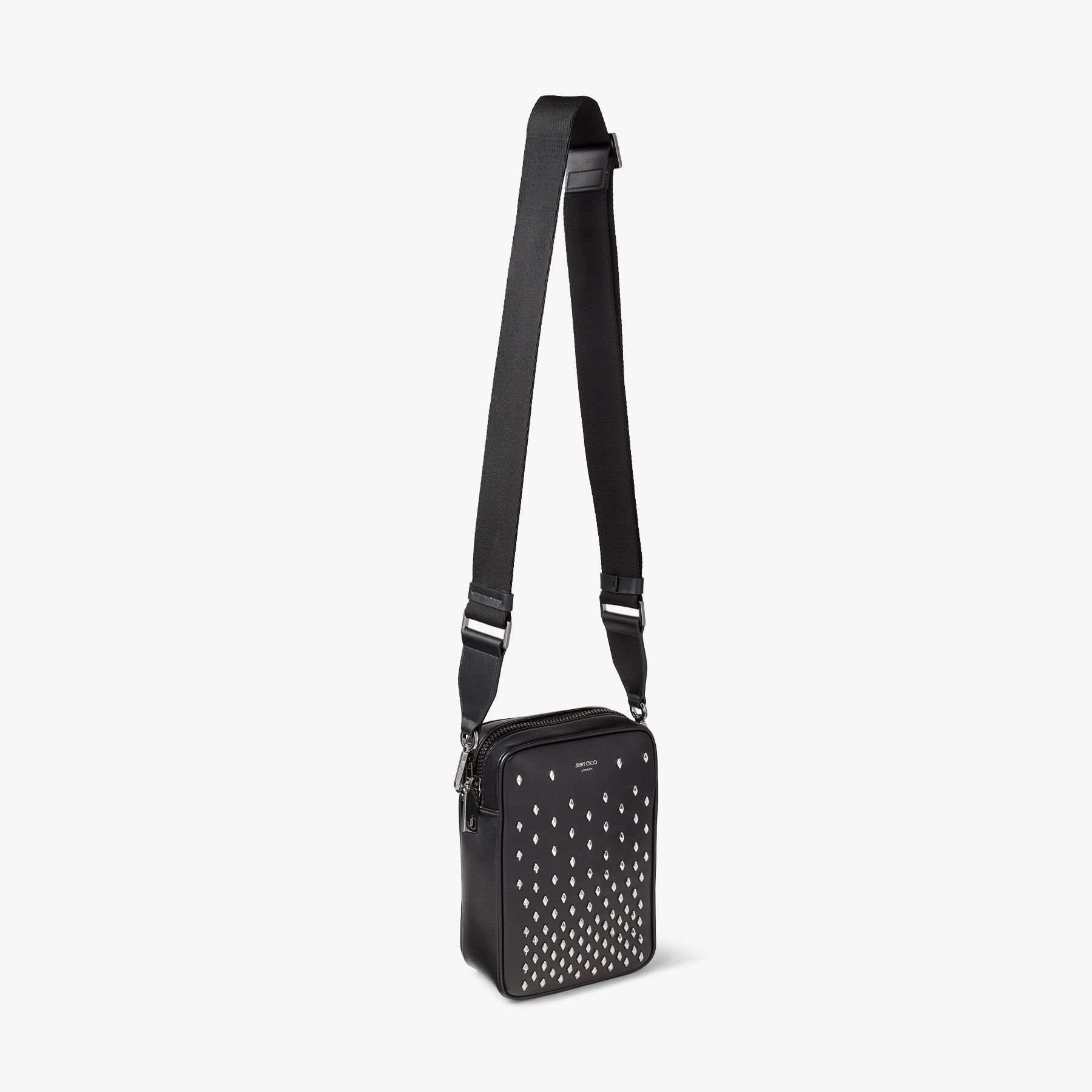 海外最新 Bag Camera Leather Black | CAMERA KIMI with Summer | Studs バッグ