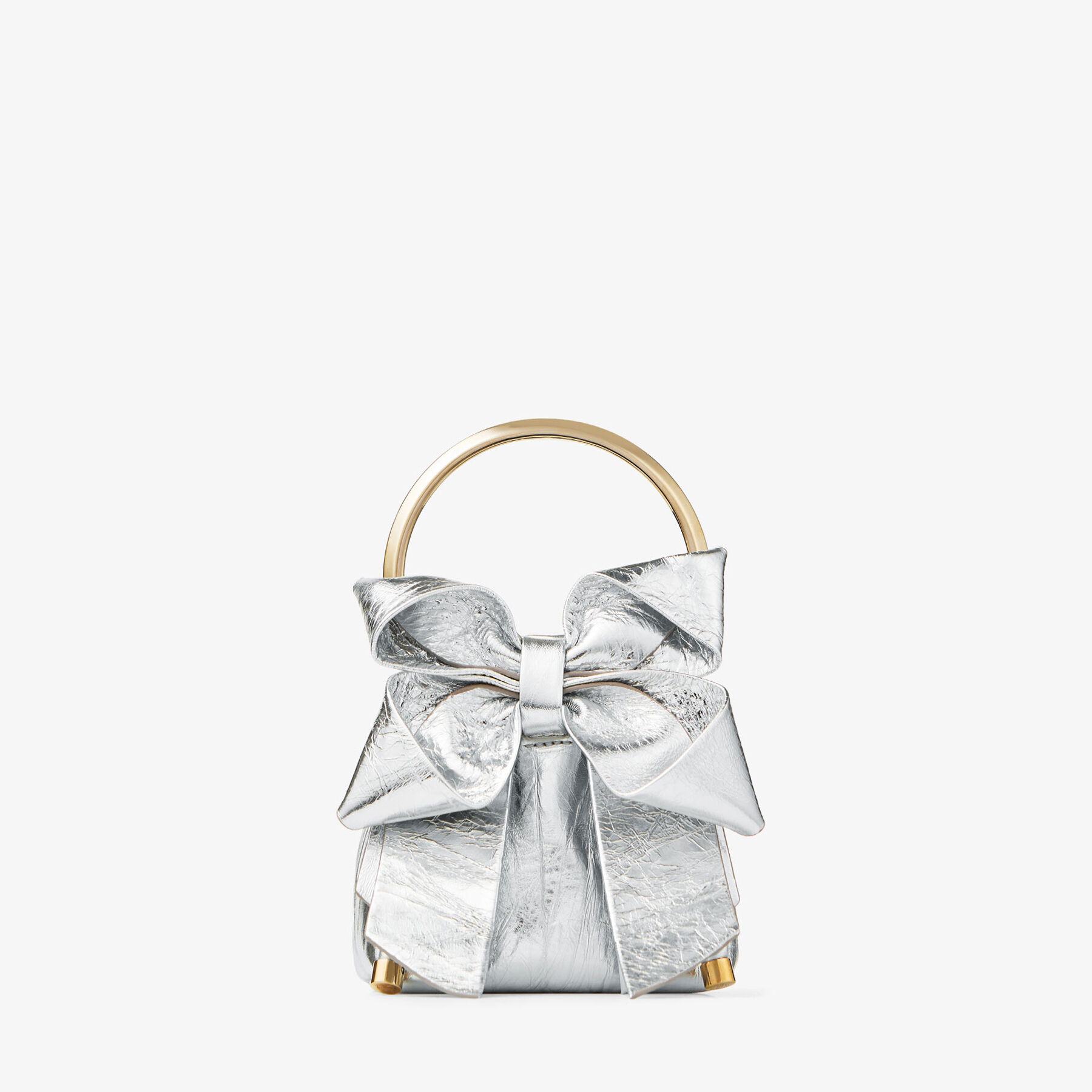 Verity Sandal 100 | Silver Vintage Metallic Leather Sandals
