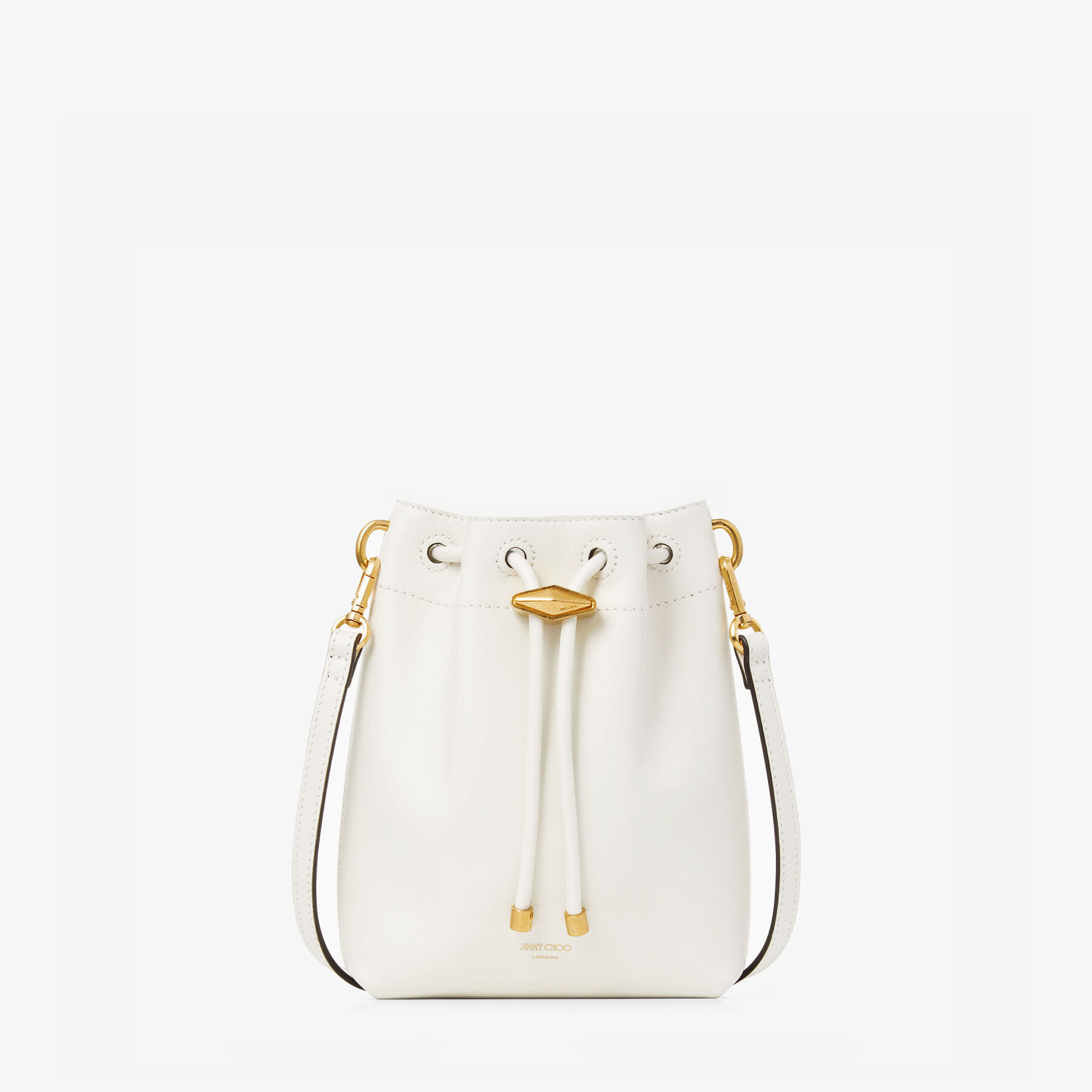 Cinch Mini | Latte Leather Mini Bag | JIMMY CHOO