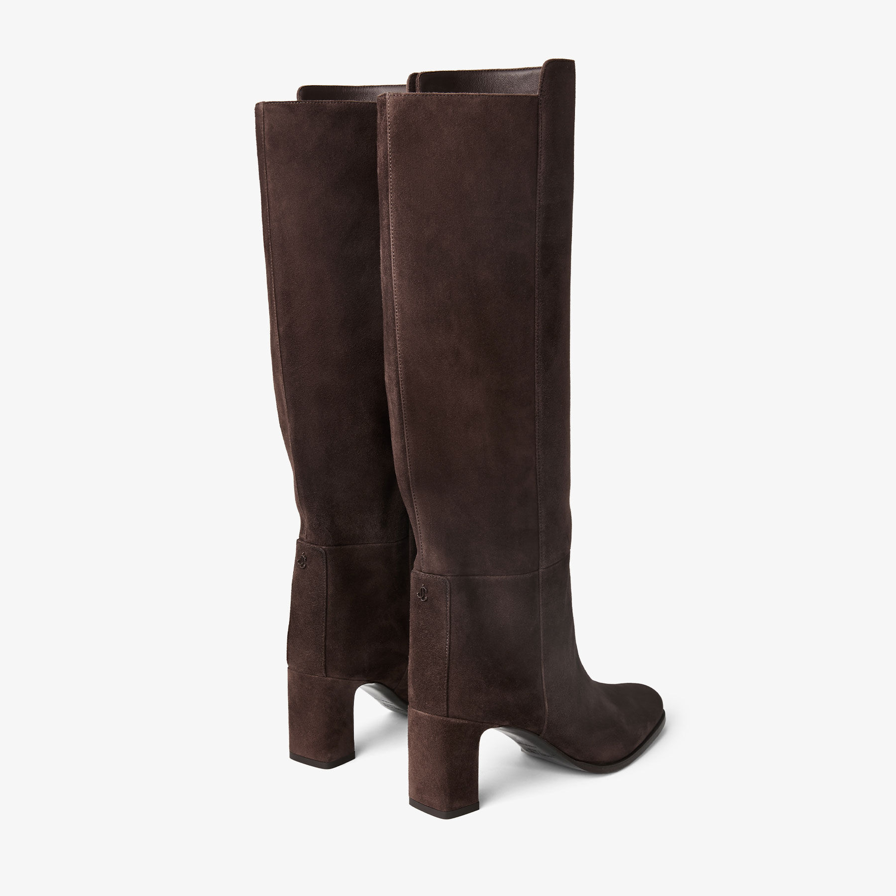 靴 jimmy choo long boots Caly Knee Boot 65 | Chocolate Suede Knee-High Boots | JIMMY CHOO