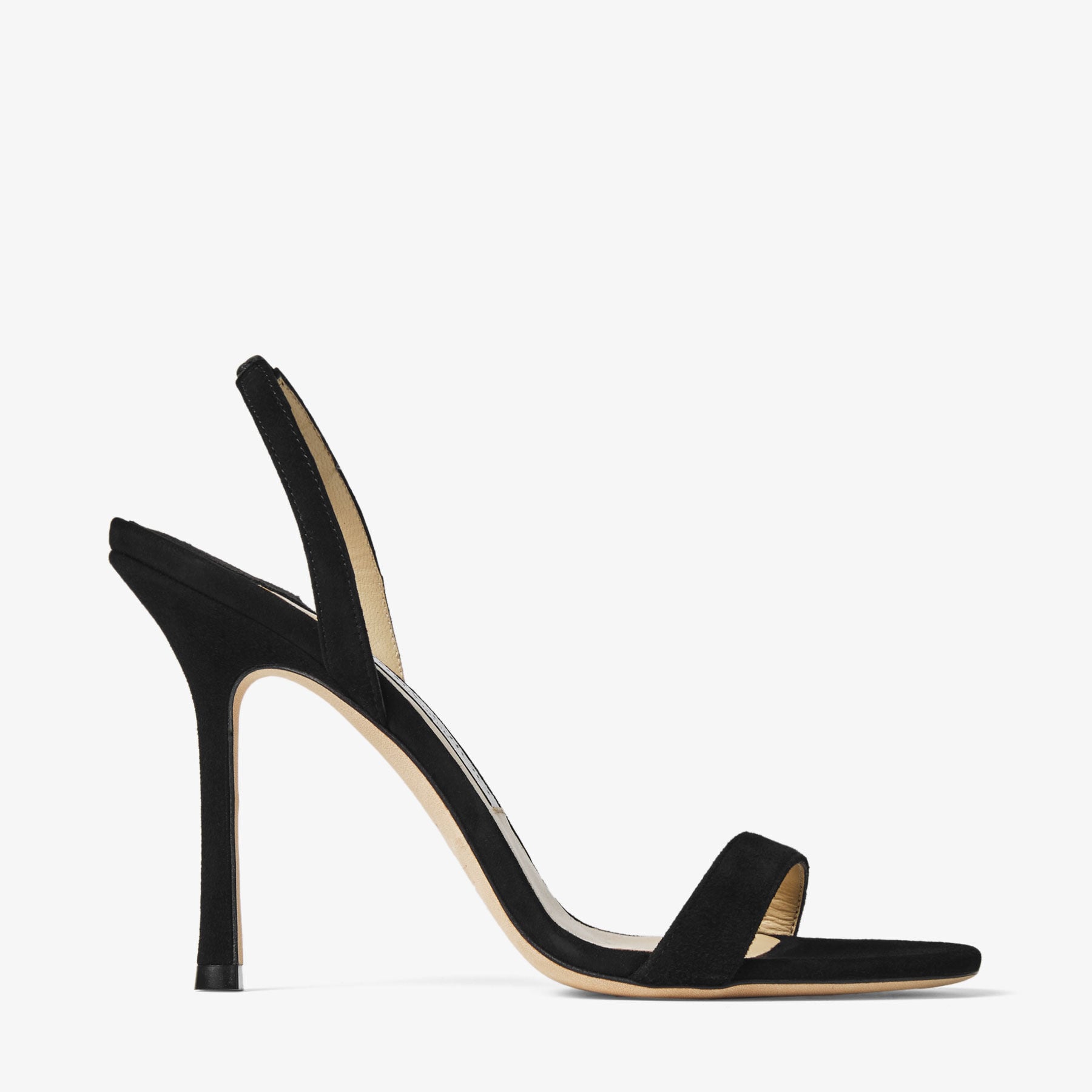 Jenn 100 | Black Suede Sandals | JIMMY CHOO