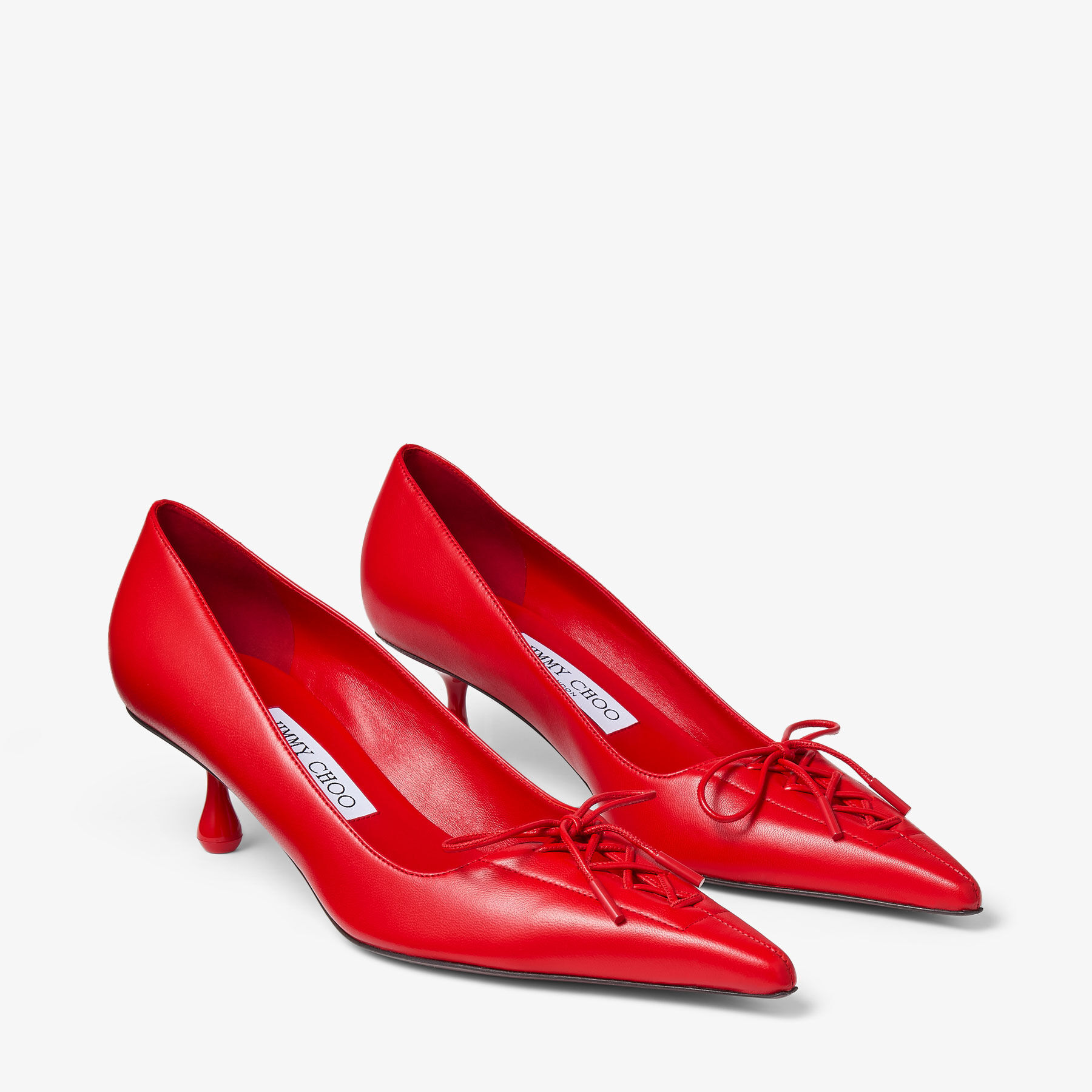 新品正規品  Red Postbox | 50 Scarlett Nappa CHOO JIMMY | Pumps Leather 靴
