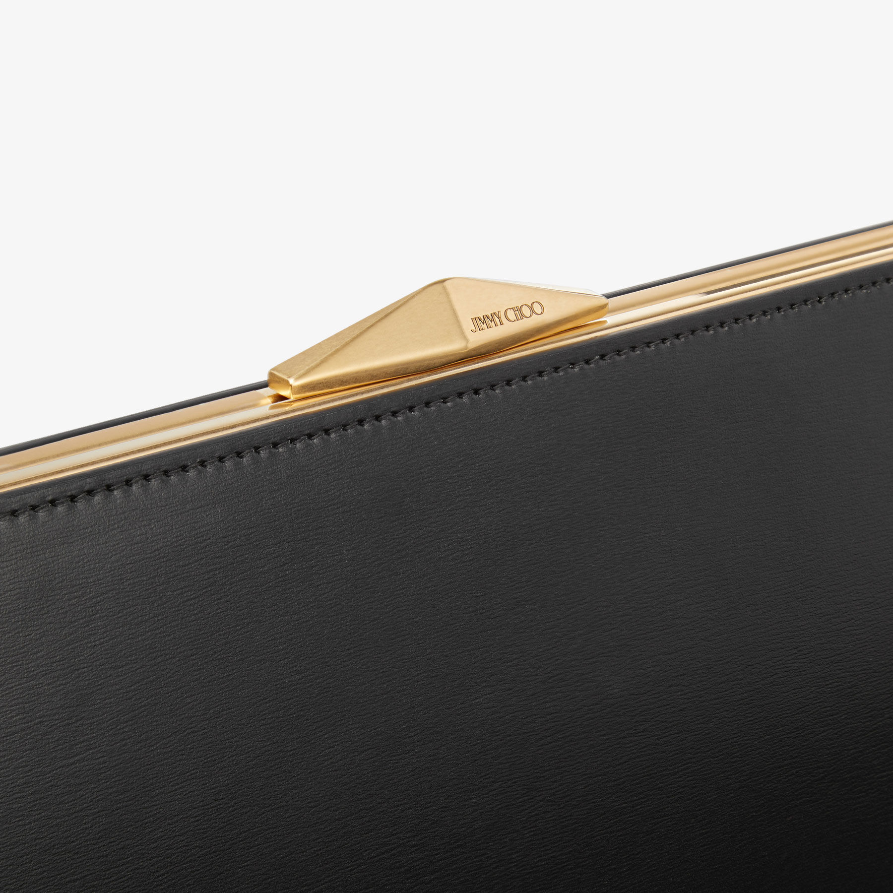 クラッチバッグ JIMMY CHOO BLACK LEATHER SKYLAR CLUTCH Jimmy Choo Black Leather Skylar Clutch | italist