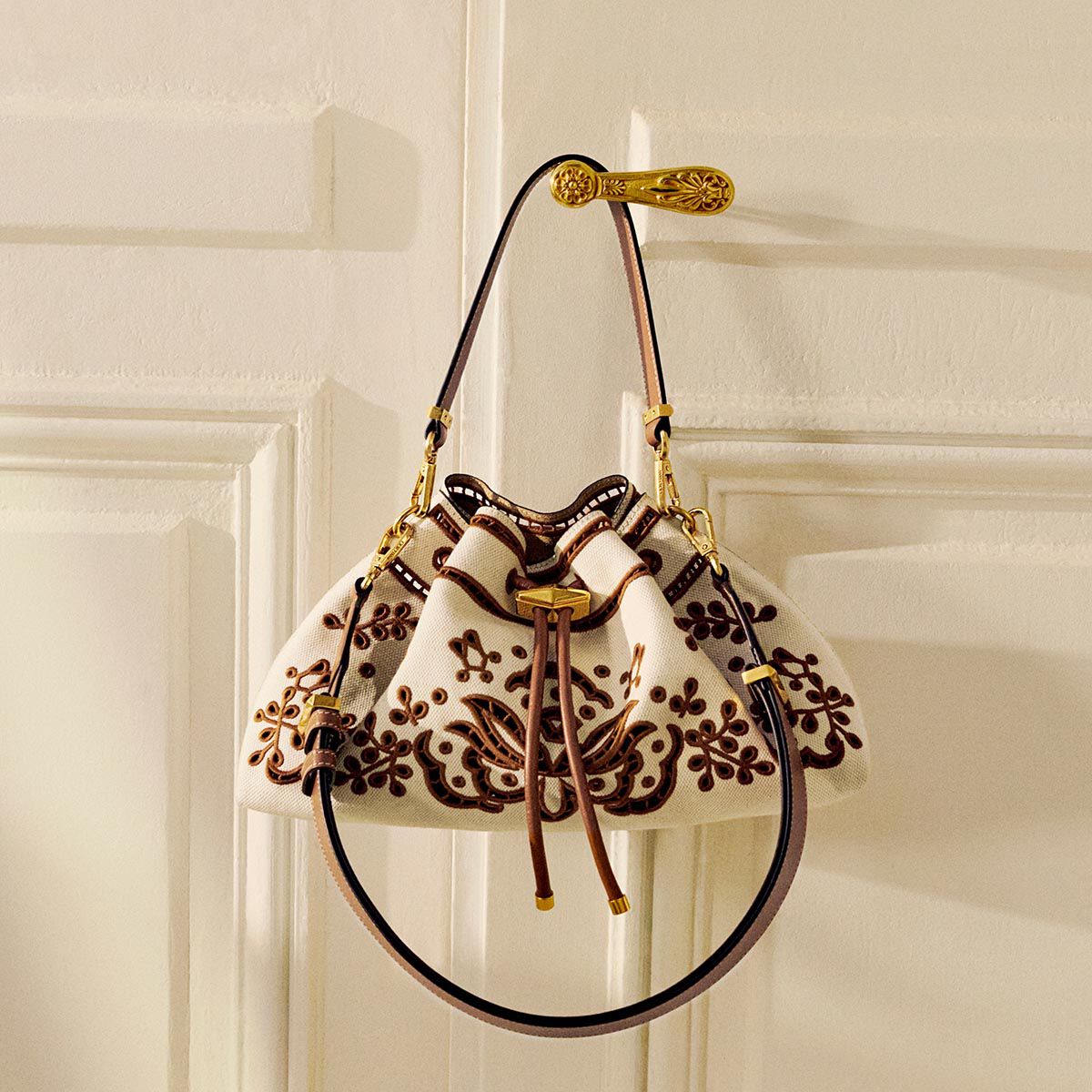 Jimmy Choo The Cinch Leather Shoulder Bag - Bergdorf Goodman