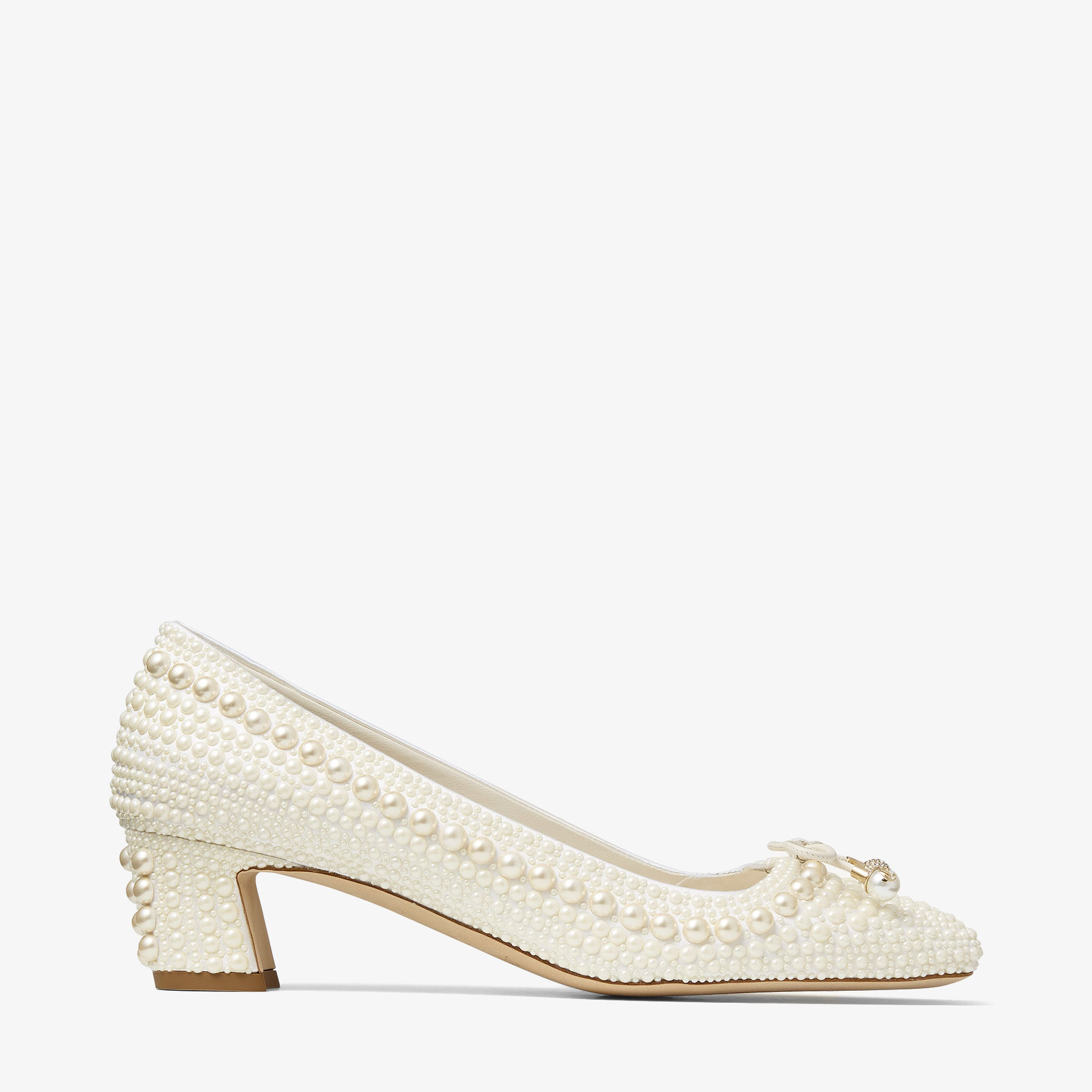 Jimmy Choo Elme 45 Embellished Pumps White 38 It