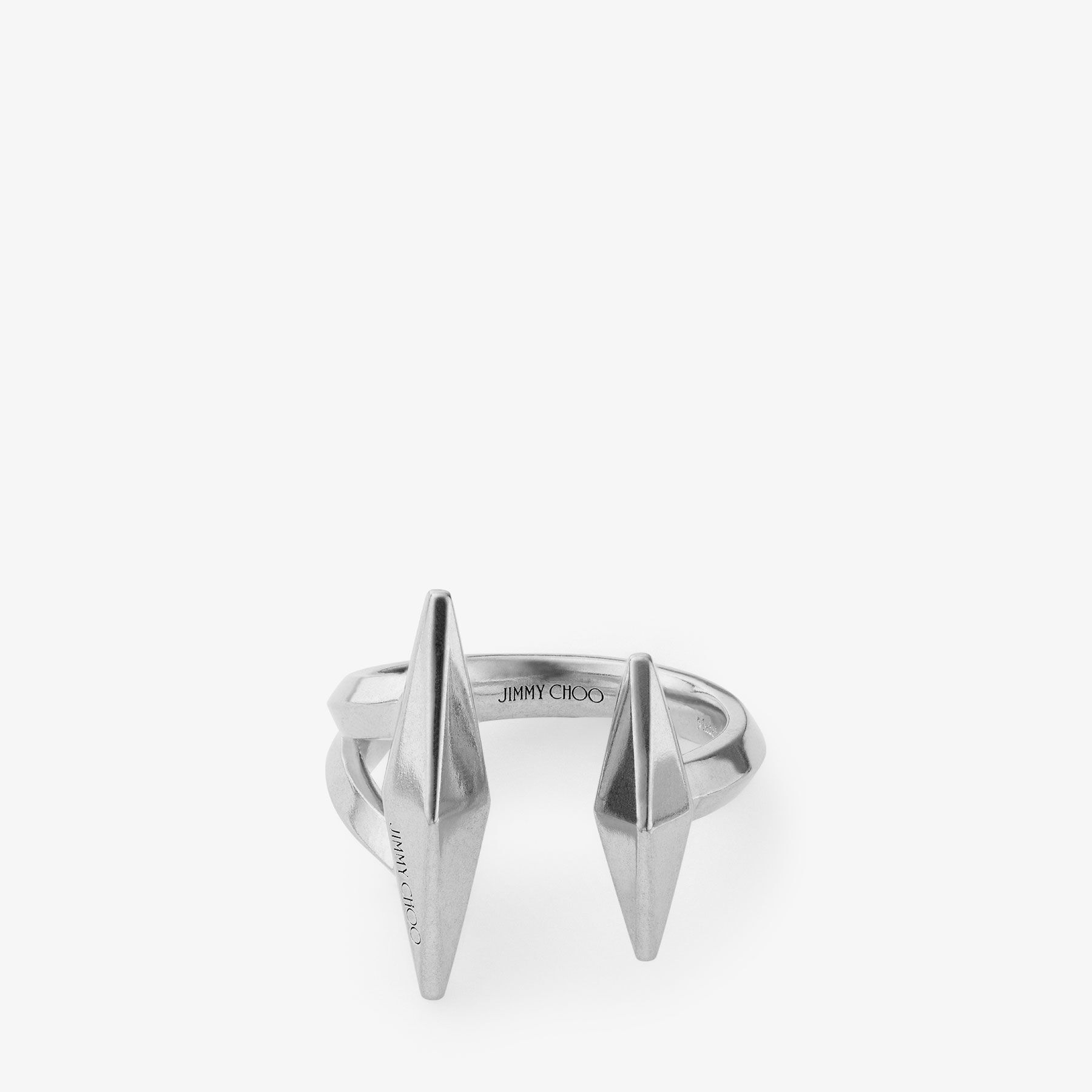 【Jimmy Choo】Auri Ring AURI RING | Gold-Finish Metal Pearl and Crystal Ring