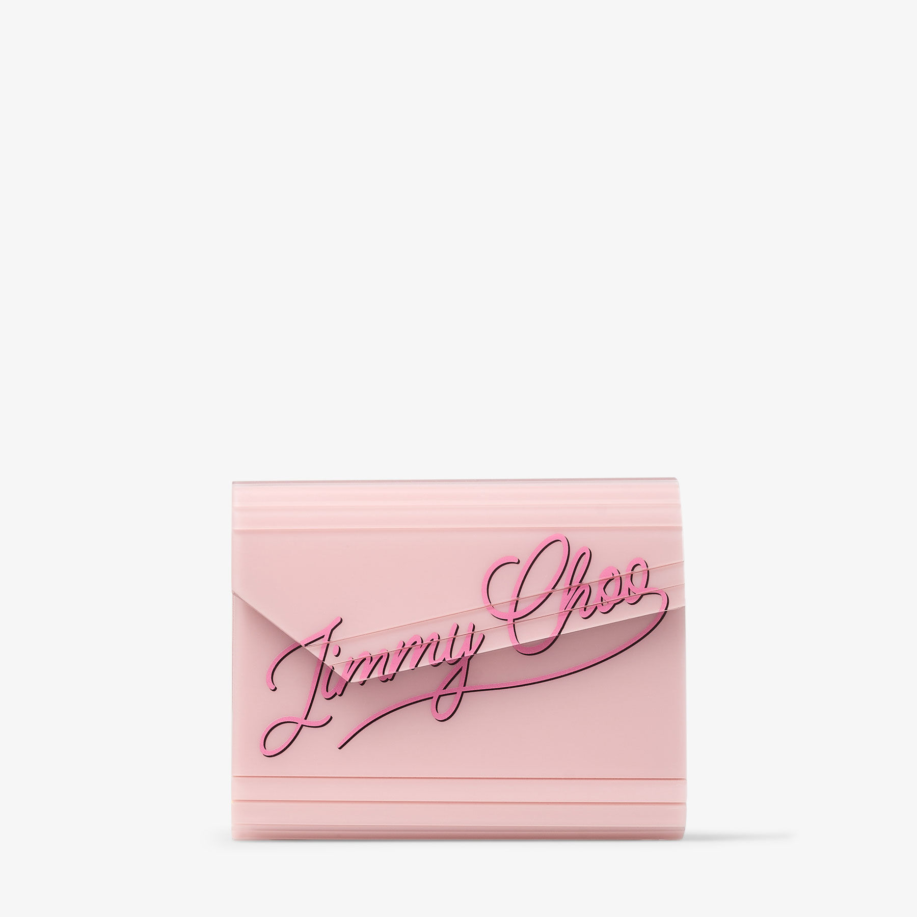 Candy | Pink Acrylic Clutch Bag | JIMMY CHOO