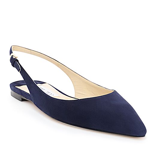 suede slingback flats