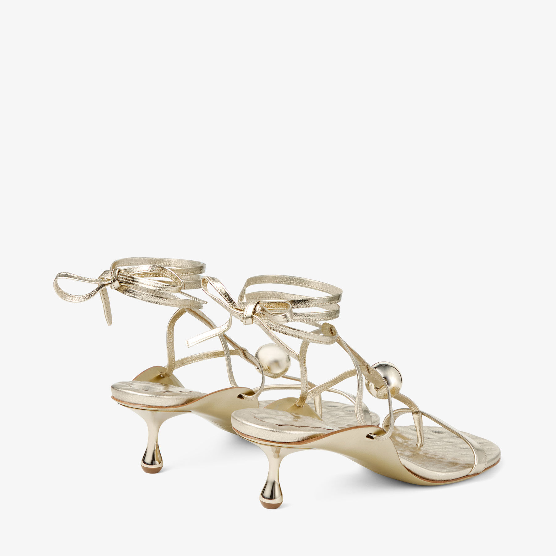 JIMMY CHOO アヘニュ50スリッホンオフントゥサンタル 【関税込】 Jimmy Choo Avenue 50MM Suede Slip-On Sandals | Saks Fifth Avenue