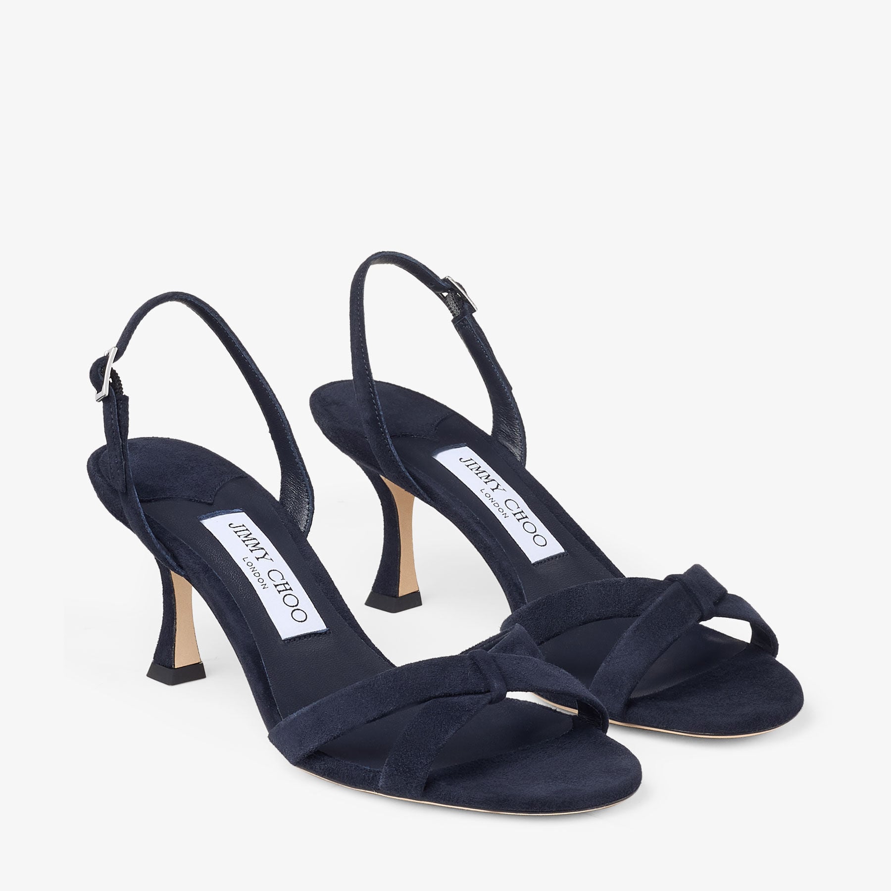 Elsy 70 | Marine Suede Slingbacks | JIMMY CHOO