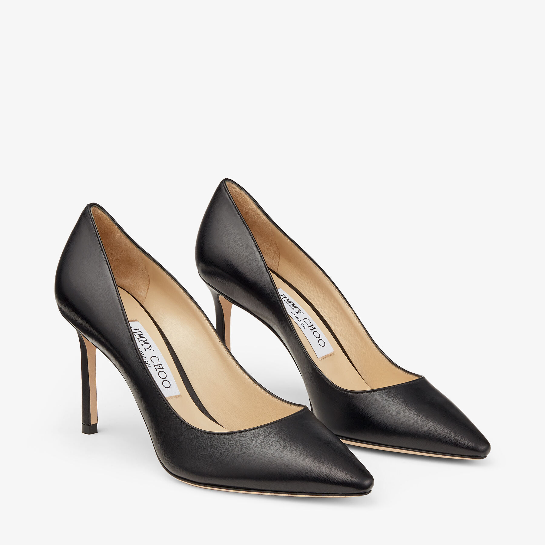 印象のデザイン 85 Romy | Pumps Toe Pointy Leather Kid Black | CHOO JIMMY | 16 Fall Pre 靴