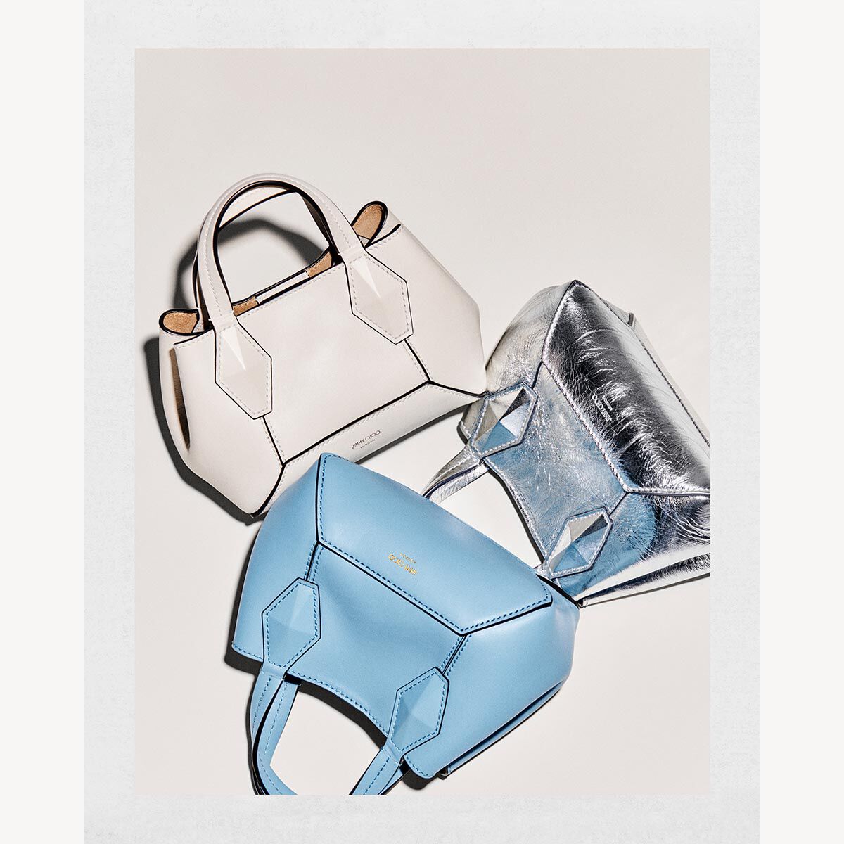 Palma Maxi/F|Silver/Latte Nappa Leather Trainer| JIMMY CHOO