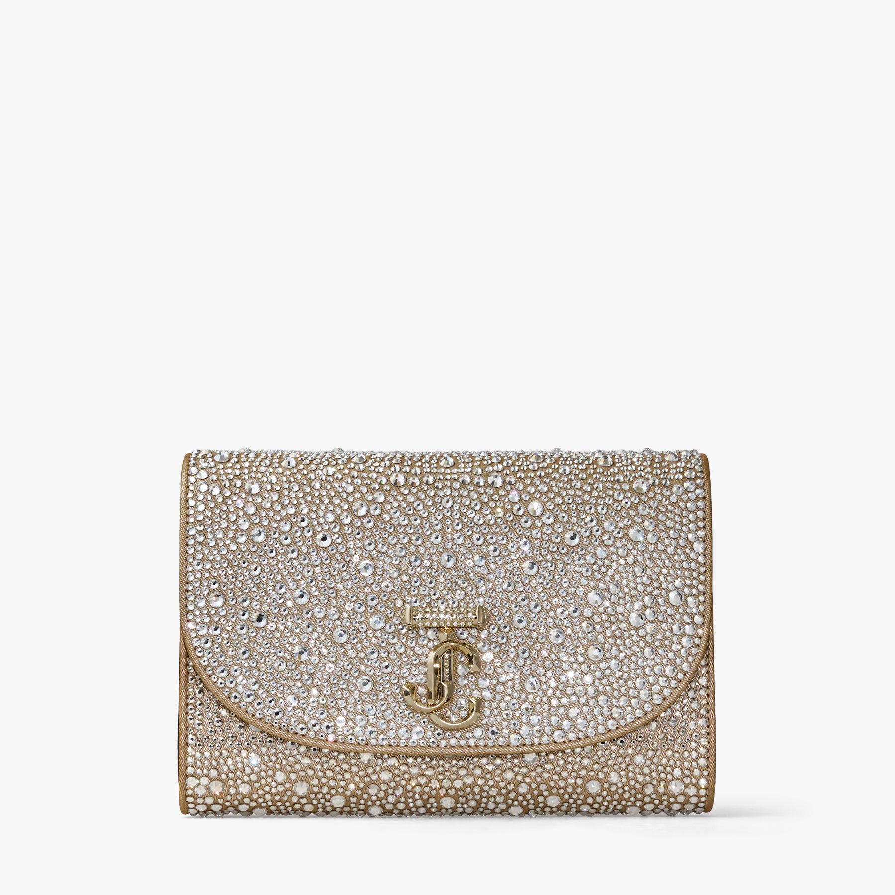 ショルダーバッグ・ポシェット JIMMY CHOO Cream Leather Skylar Clutch Jimmy Choo Cream Leather Skylar Clutch | italist